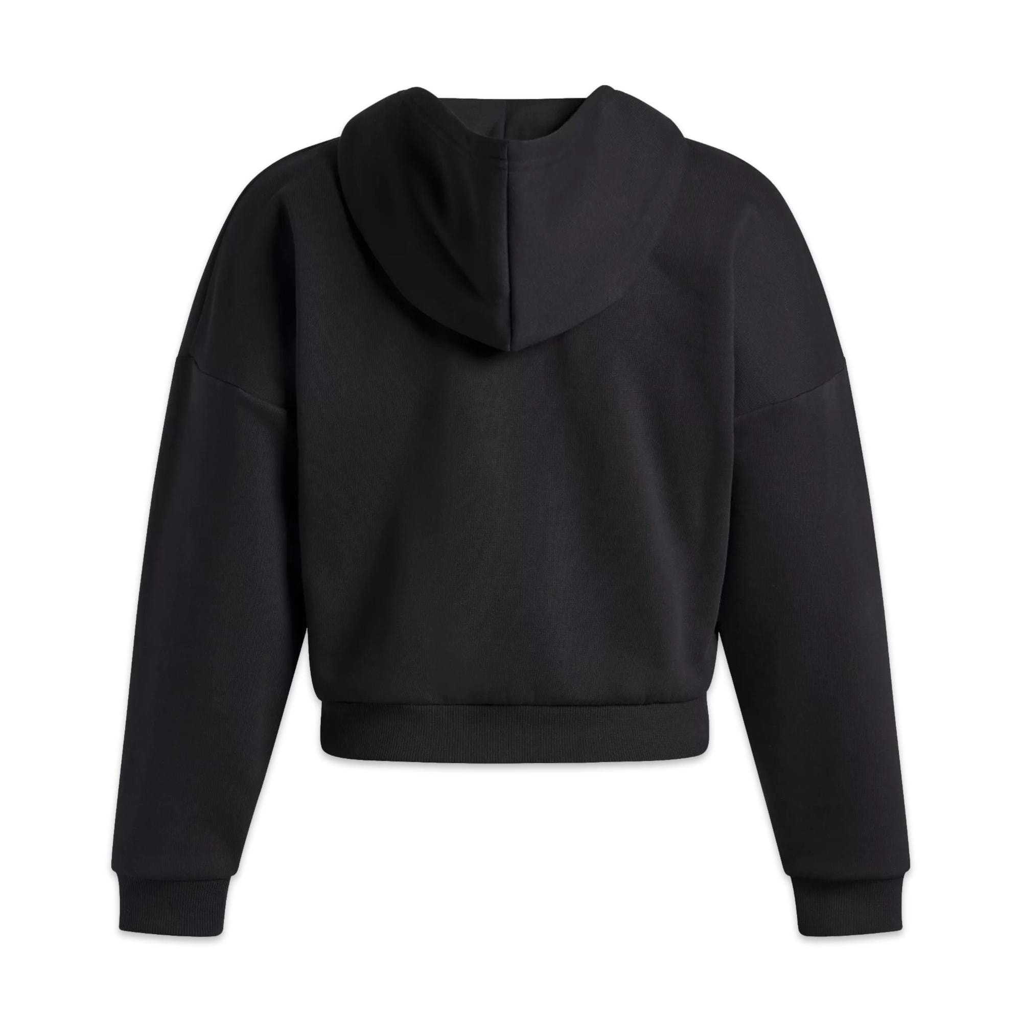 Under Armour 6003707 Rival Flc Piped Hz Hoodie-Beyaz Kadın Sweatshirt