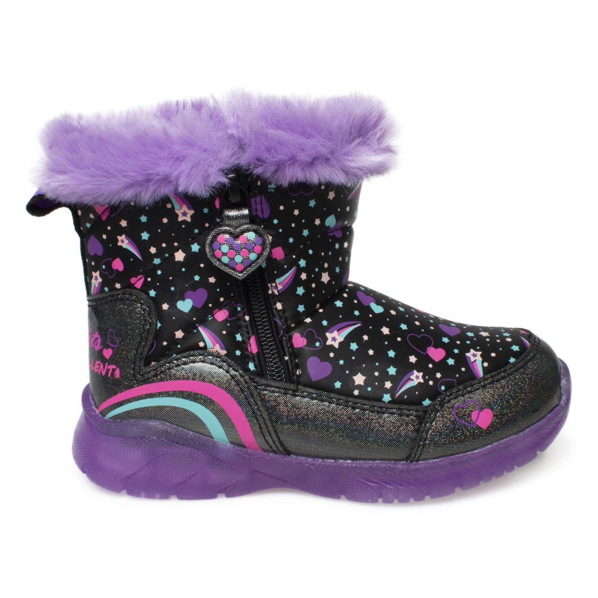 Skechers 302656N Water Repellent İllumi Kız Çocuk Bot