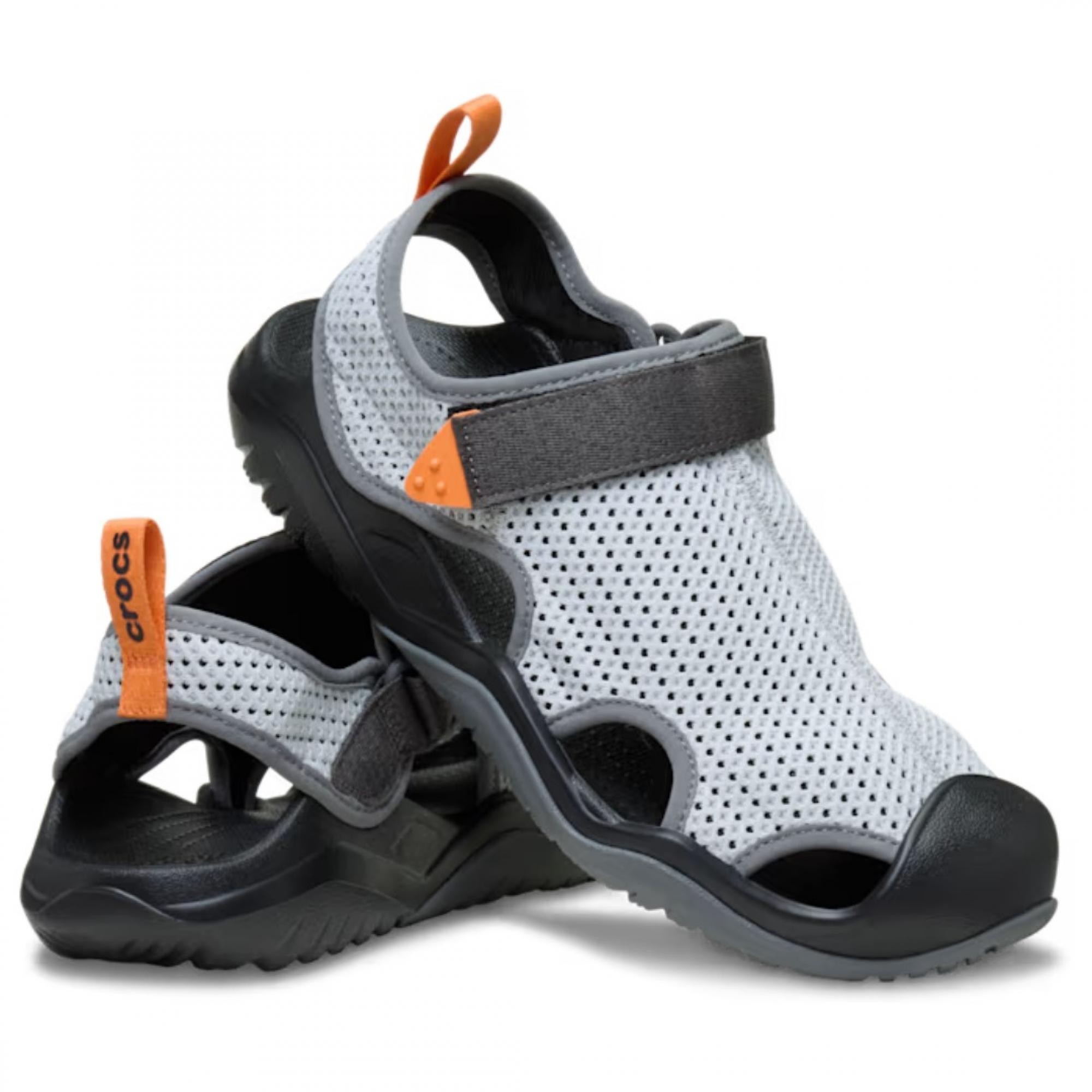 Crocs 211095 Swiftwater Prm1 Mesh Deck Sanda M-Turuncu Erkek Sandalet