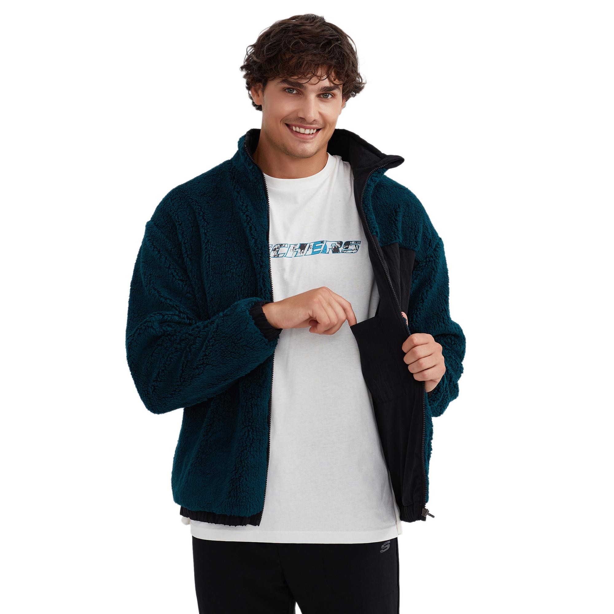 Skechers S232294 M Outdoor Fleece Fullzip Ceket Erkek Ceket