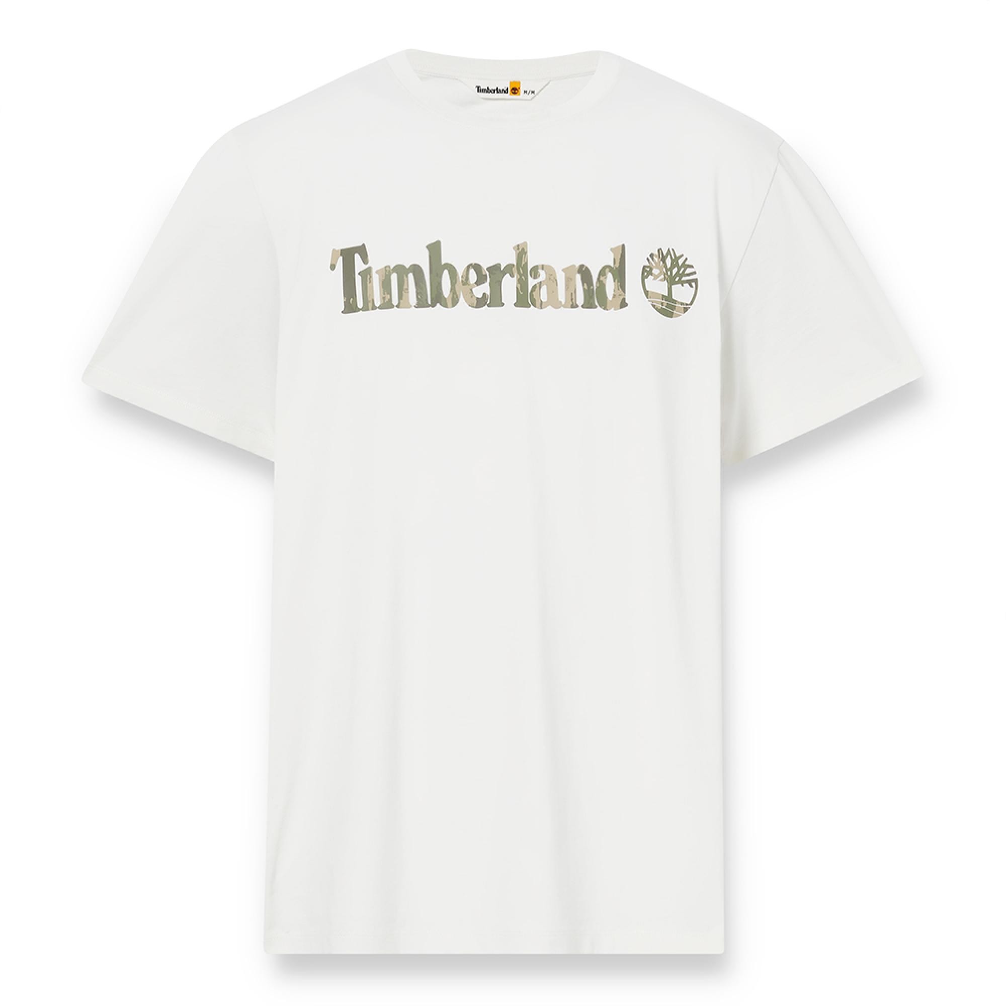 Timberland Tb0A5Unf Camo Linear Logo Tee Erkek T-Shirt