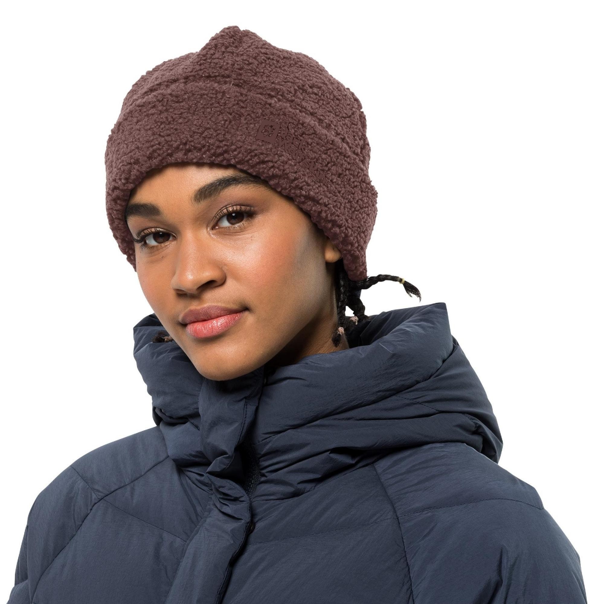 Jack Wolfskin 1910761 High Curl Beanie W Kadın Bere