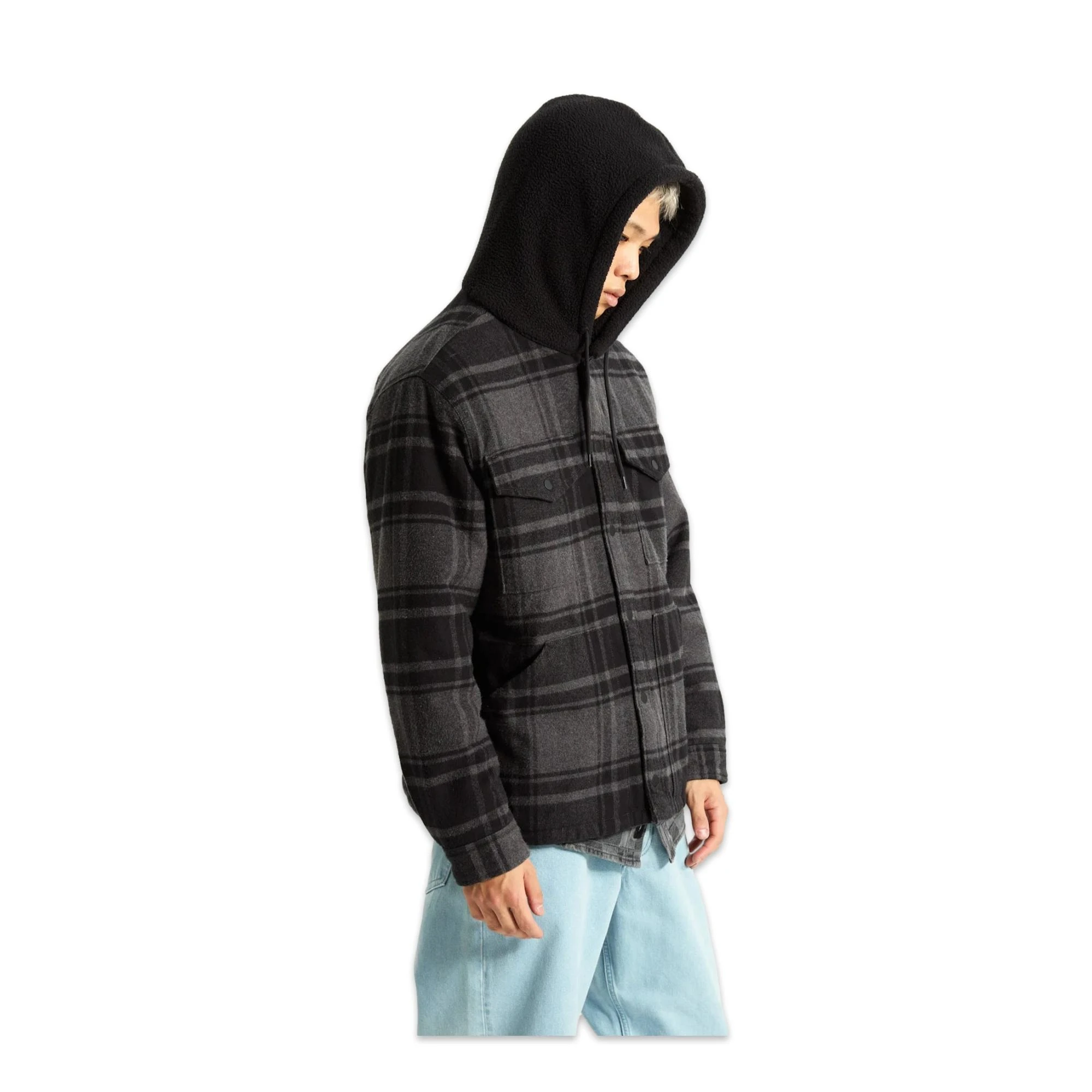 Vans Vn000P7V Piedmont Hooded Plaid Shacket Erkek Ceket
