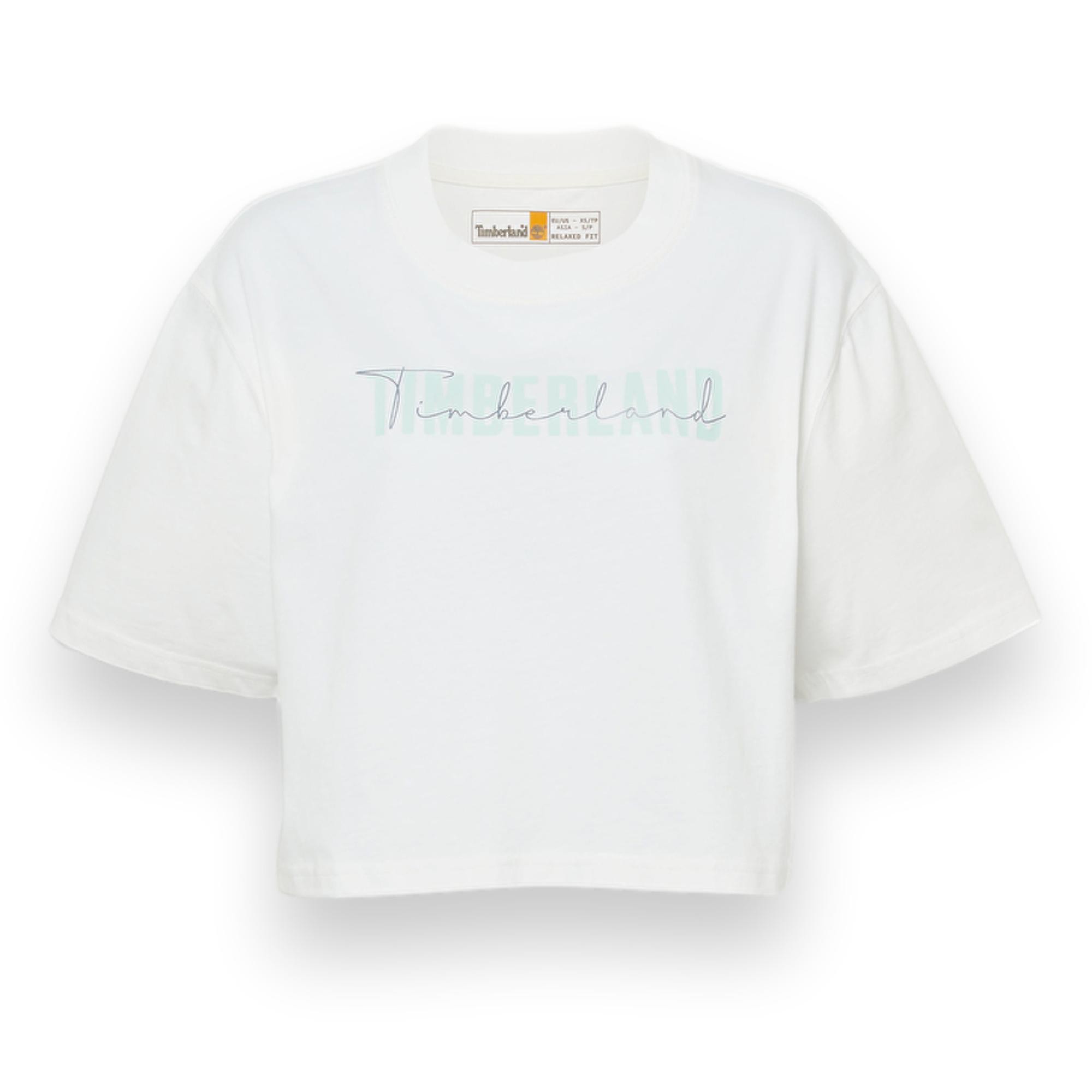 Timberland Tb0A5Vs3 Cropped Sleeve Tee T Kadın T-Shirt