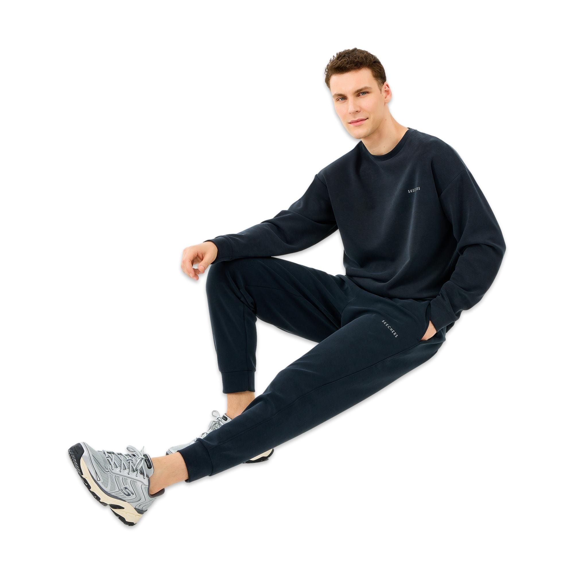 Skechers S2510041 M Loose Crewneck Sweat Erkek Sweatshirt