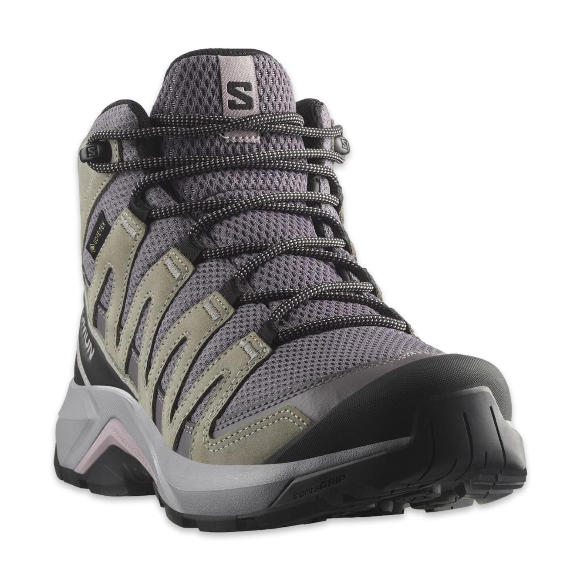 Salomon 477534 X-Adventure Recon Mid Gore Tex Outdoor-Yeşil Kadın Bot