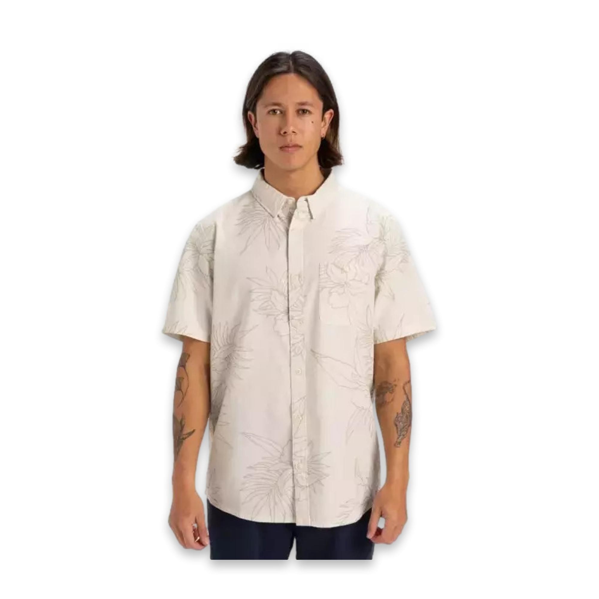 Quiksilver Eqywt04620 Gawanhill Ss Gömlek Kırık Erkek Gömlek