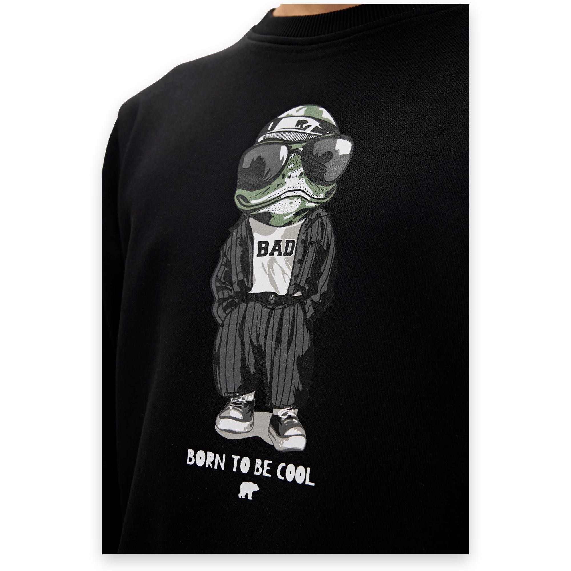 Bad Bear 24.02.12.019 Gator Crewneck Sweat Erkek Sweatshirt