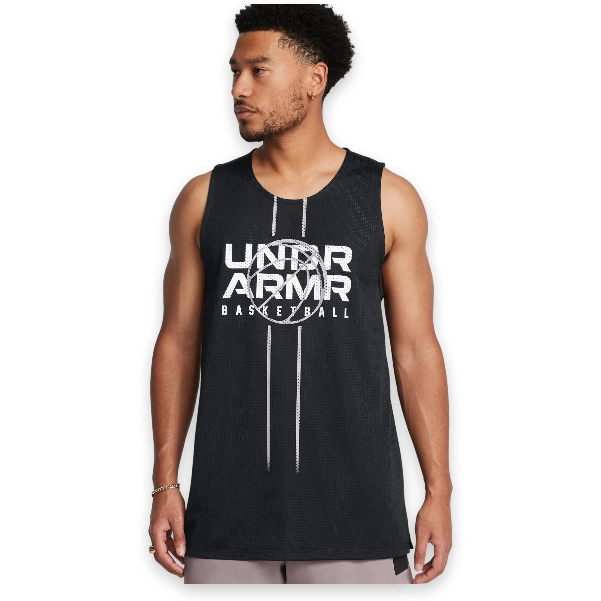 Under Armour Reversible Basketbol Atlet-Beyaz Erkek Atlet