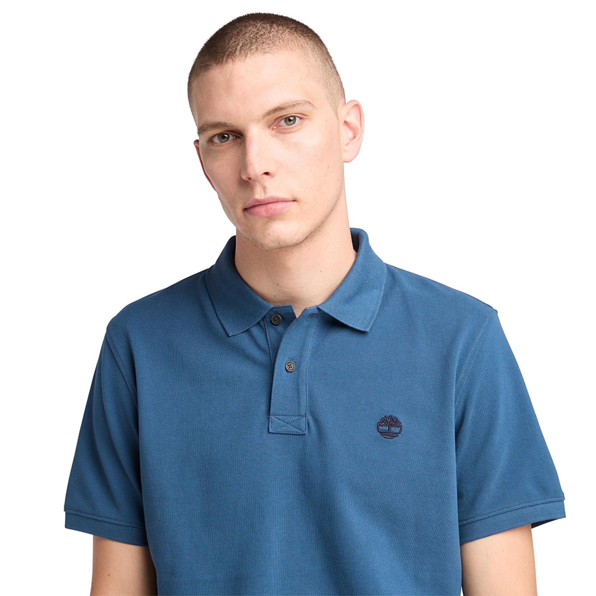 Timberland Tb0A6Vdp Millers River Pique Sleeve Polo Erkek T-Shirt