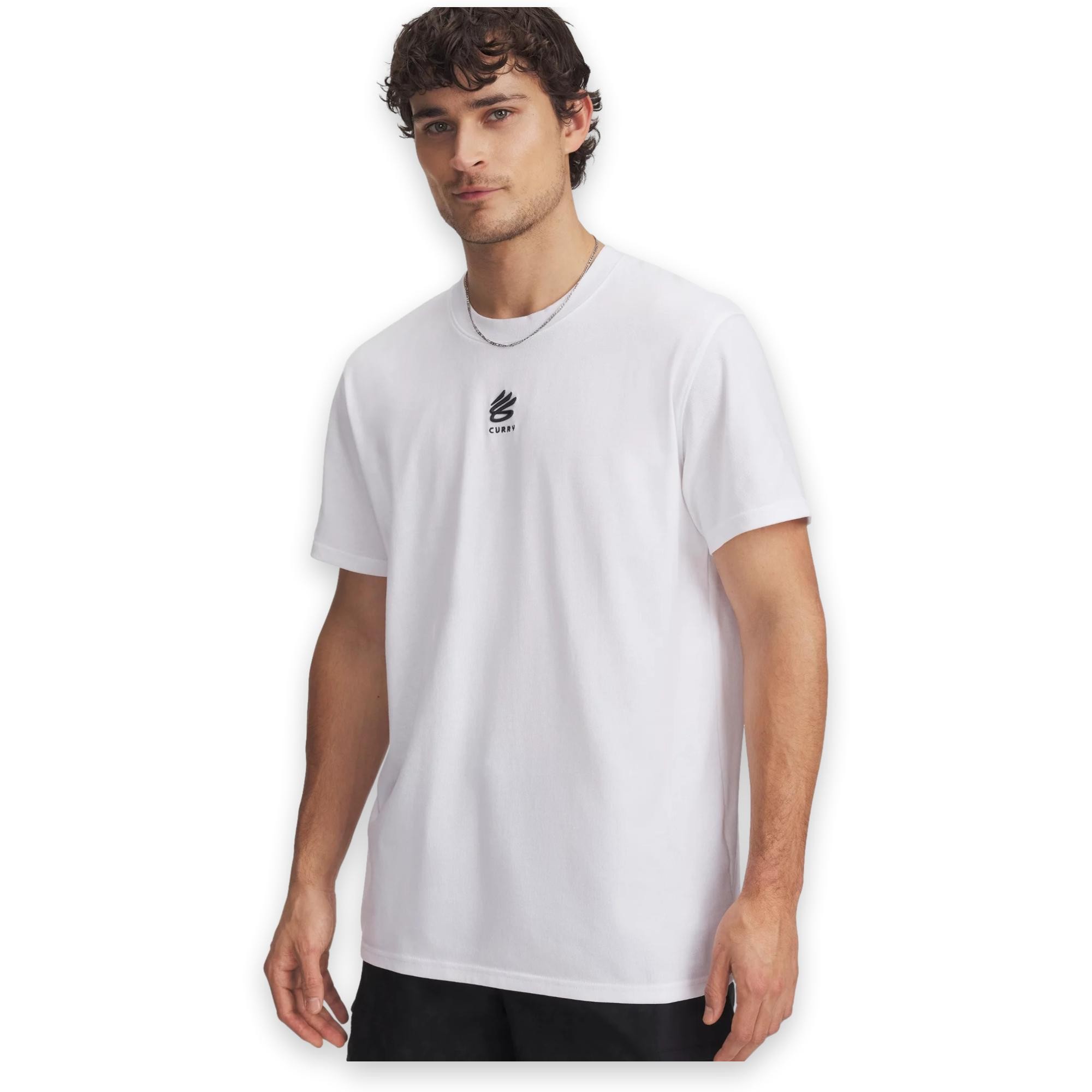 Under Armour 1387107 Ua Curry Hvyweight Logo Tee Erkek T-Shirt