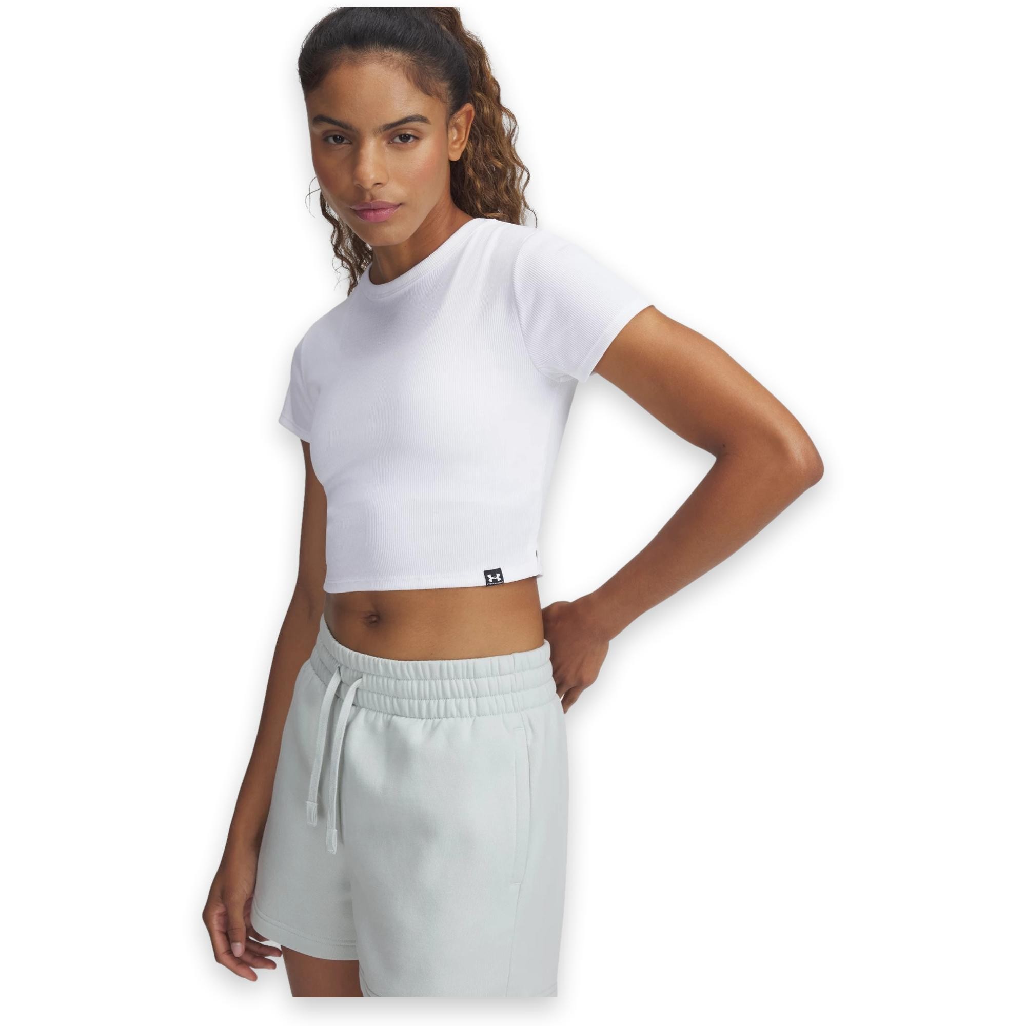 Under Armour 6000264 Ua Rival Rib Baby Tee Kadın T-Shirt