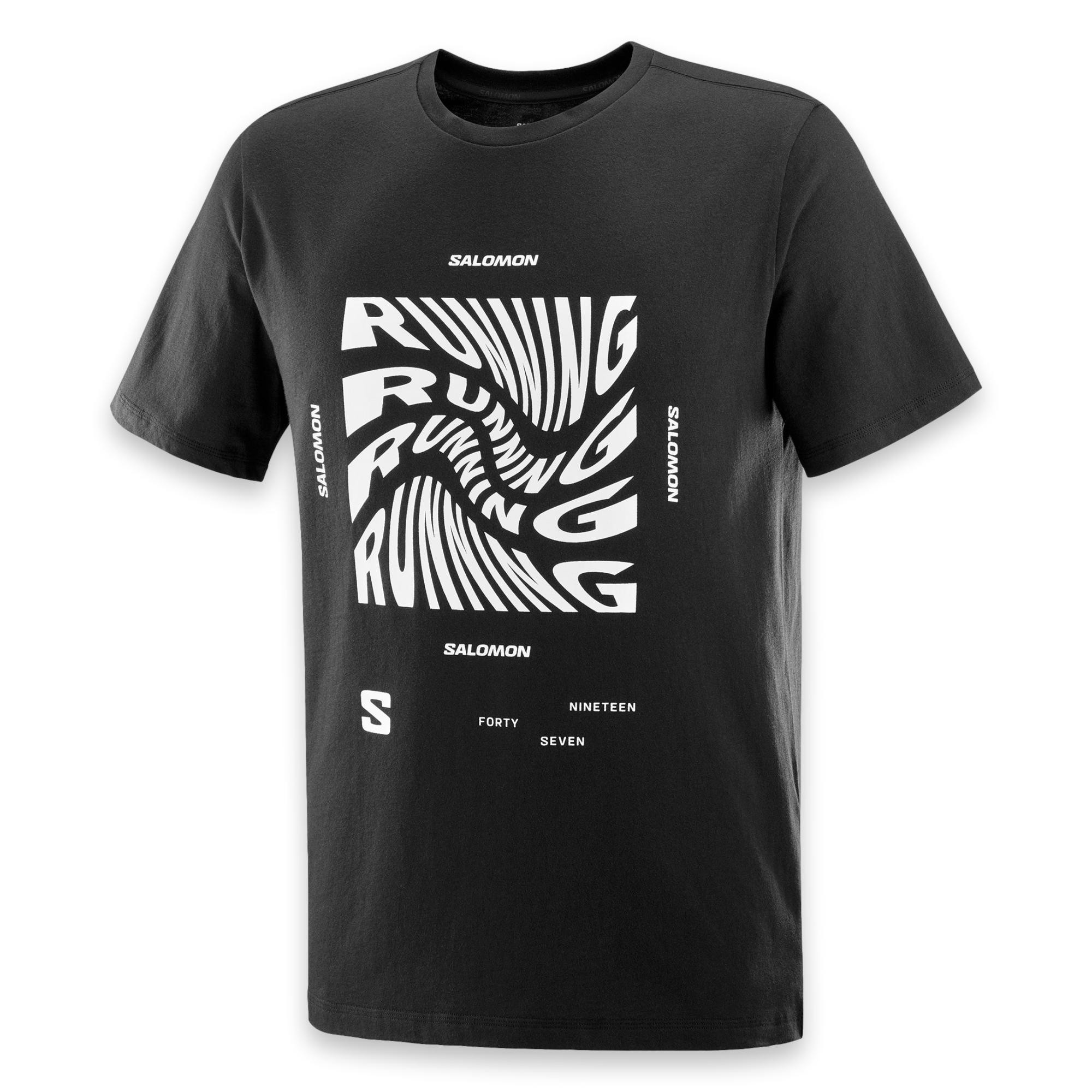 Salomon Lc2218800 Running Graphic Ss Tee M Erkek T-Shirt