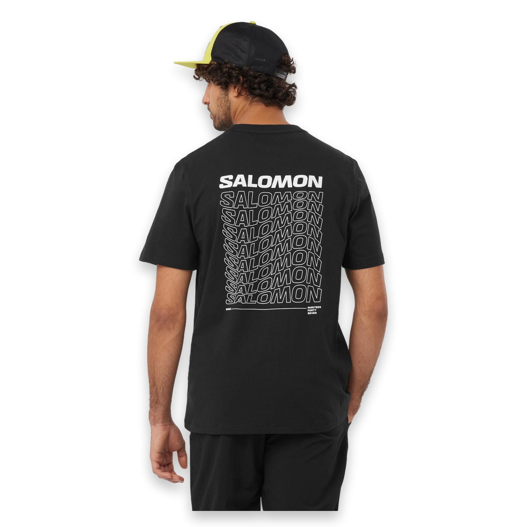 Salomon Lc2219400 Graphic Perf Ss Tee M Erkek T-Shirt