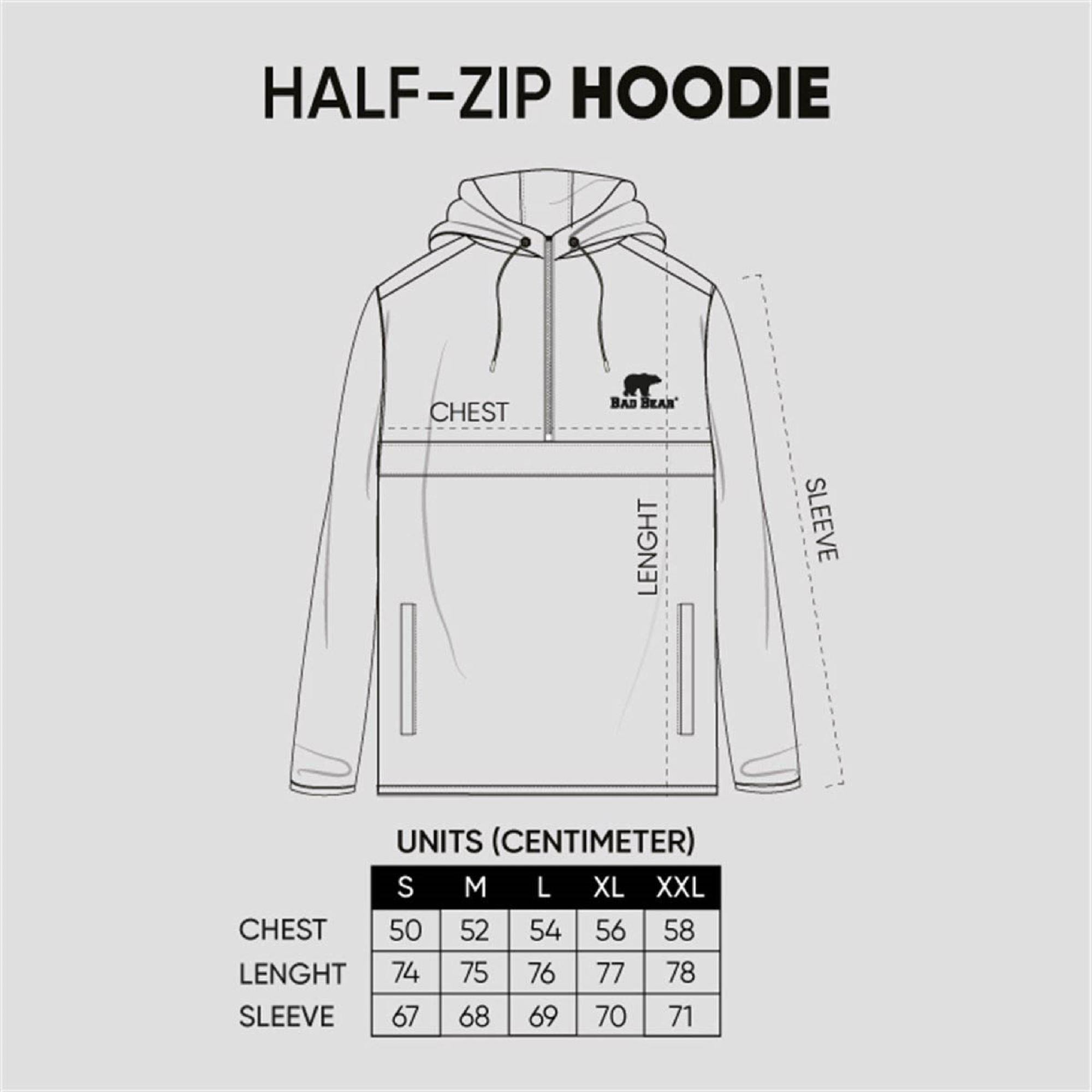 Bad Bear 22.02.21.001 Halfzip Hoodie Erkek Sweatshirt