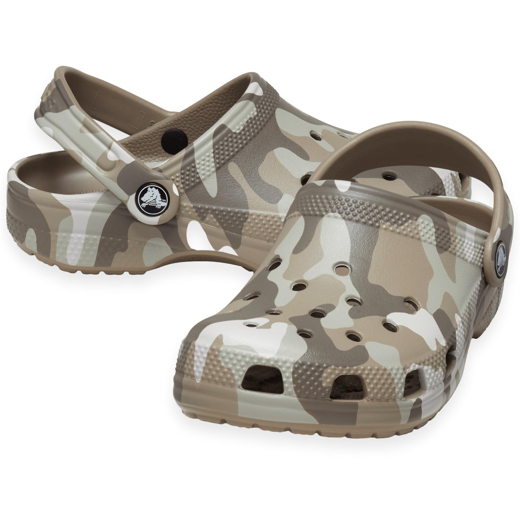 Crocs 206454 M Classic Printed Camo Clog Erkek Terlik