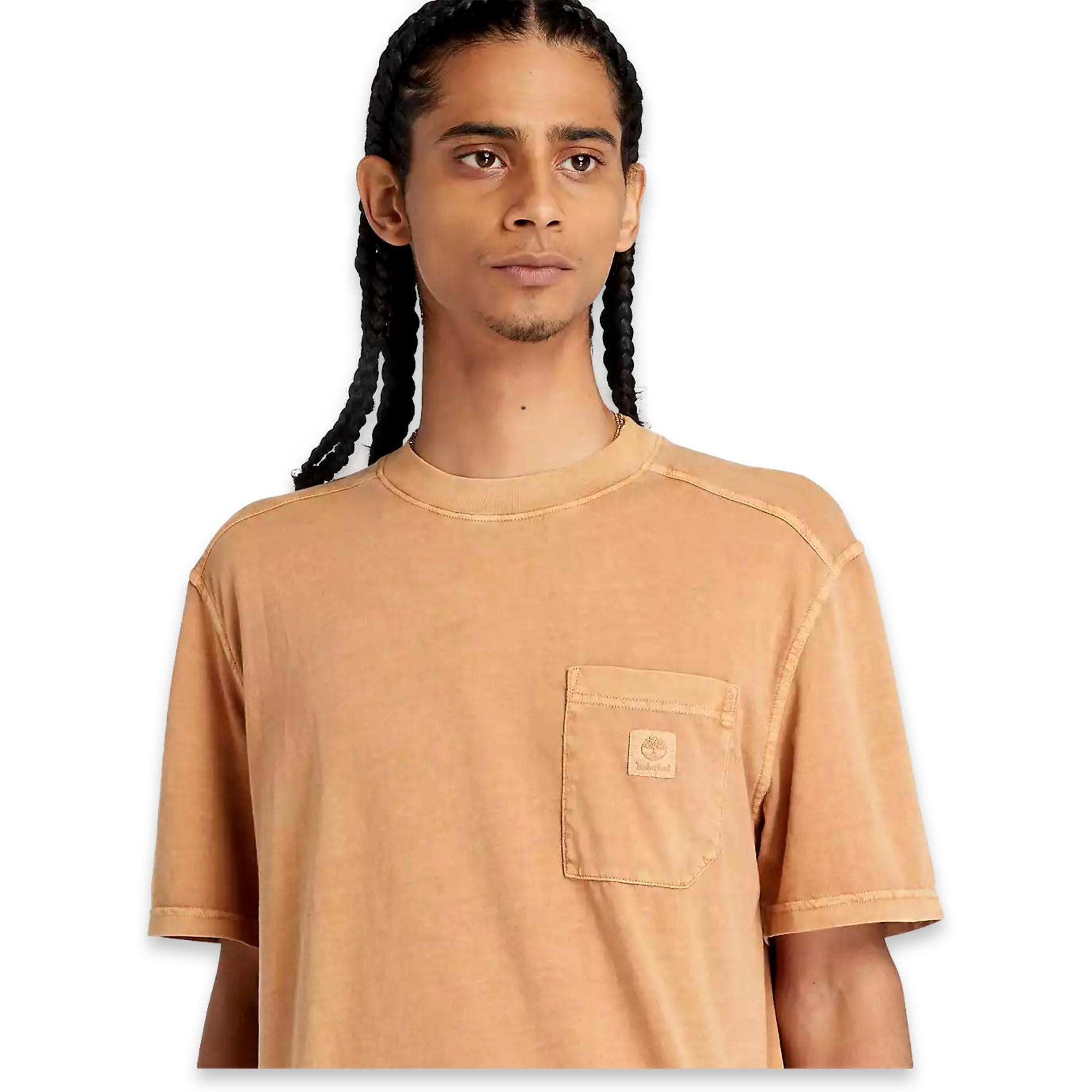 Timberland Tb0A5Vdh Garment Dye ChestTee Erkek T-Shirt