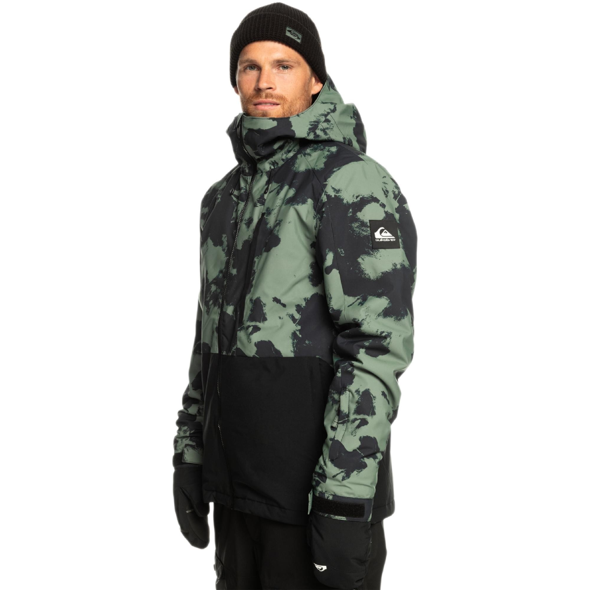 Quiksilver Eqytj03403 Mission Printed Block Jk Erkek Mont