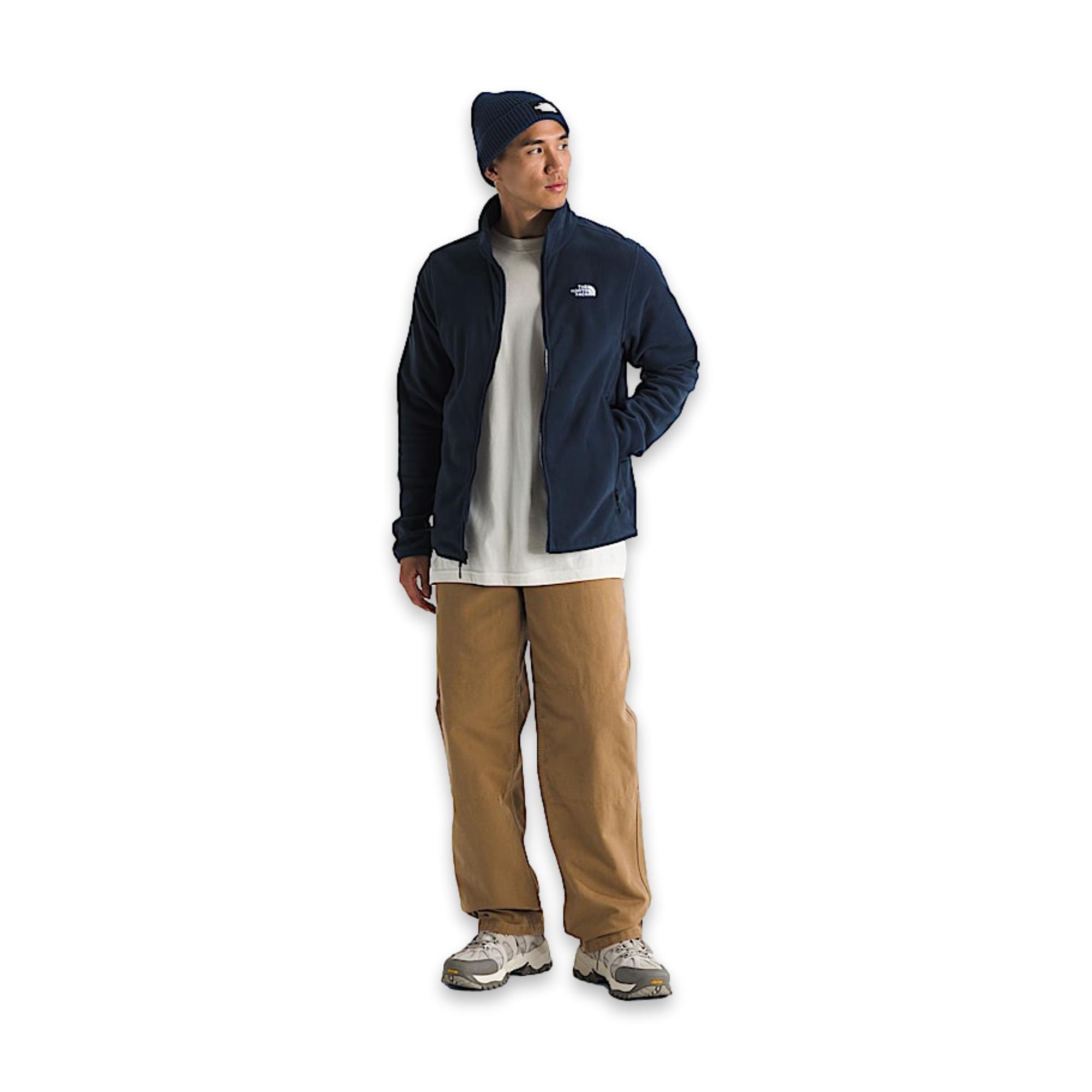 The North Face Nf0A8D0R M Glacier Fleece Jacket Erkek Outdoor