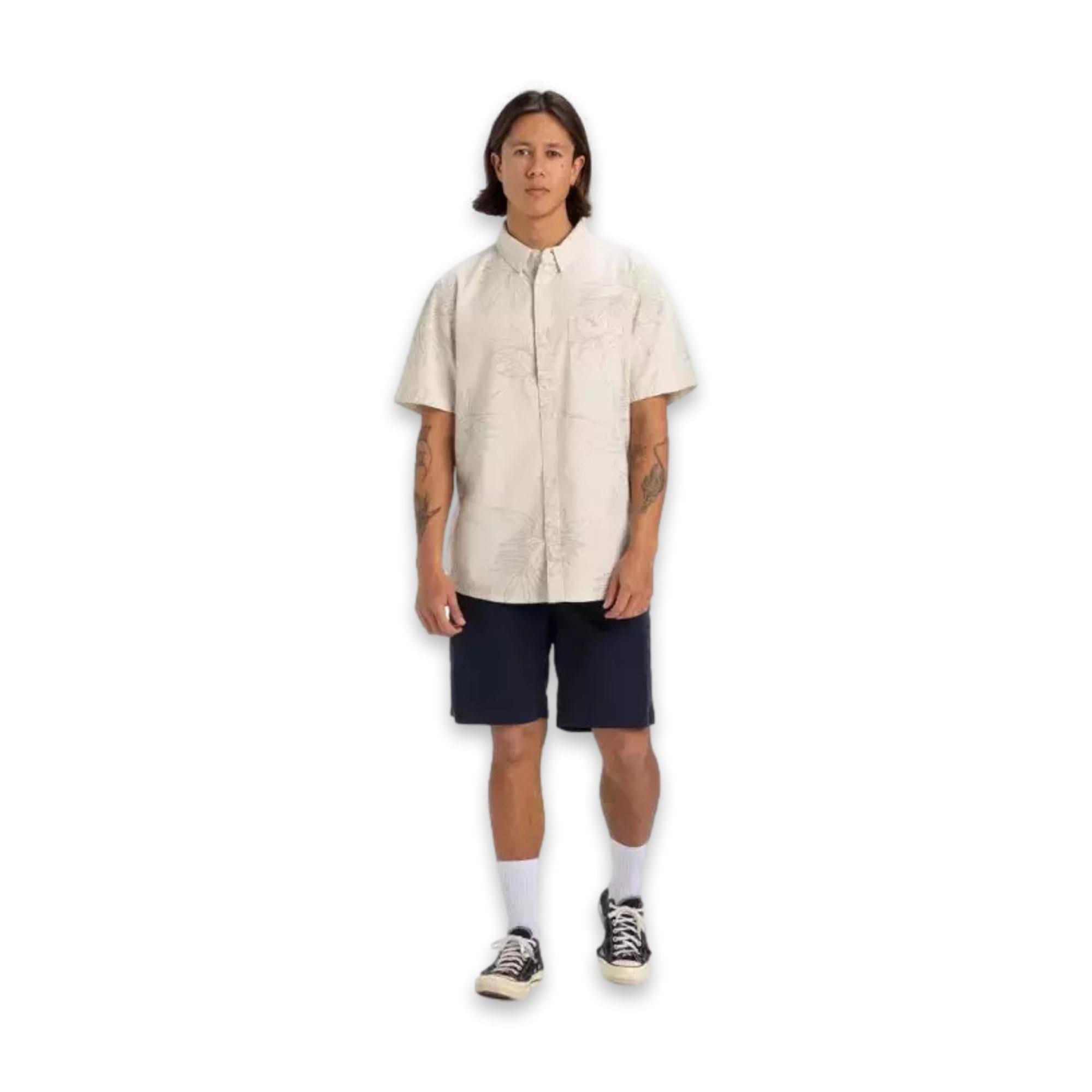 Quiksilver Eqywt04620 Gawanhill Ss Gömlek Kırık Erkek Gömlek