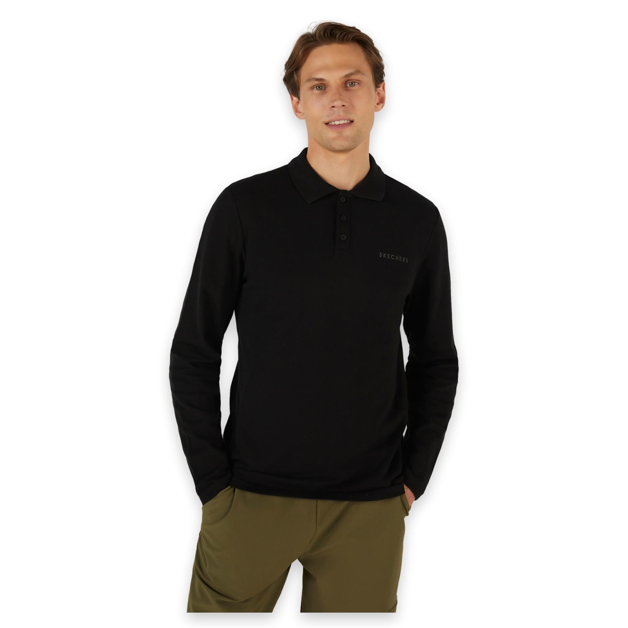 Skechers S242198 M Polo Casual Comfort Sleeve Erkek T-Shirt