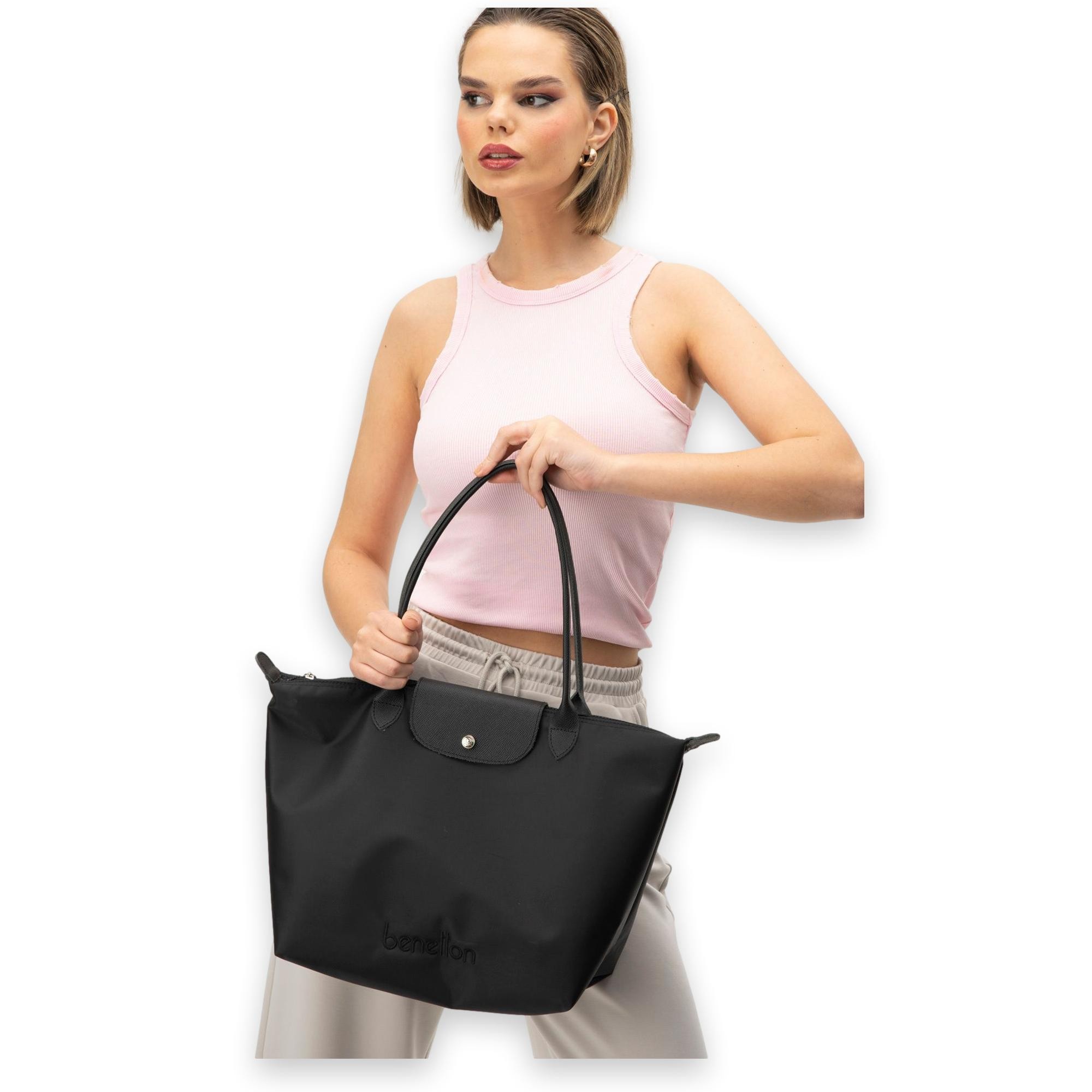 Benetton Bnt_1355 33X30X18 Omuz Kadın Çanta