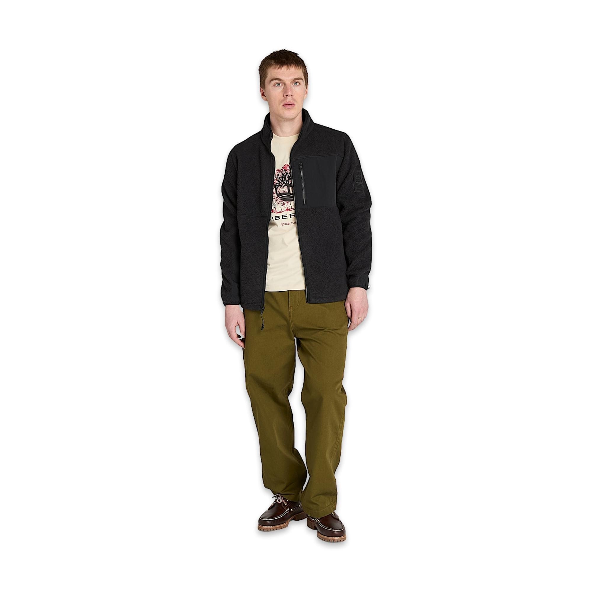 Timberland Tb0A6Hkf High Pile Fleece Jacket Erkek Mont