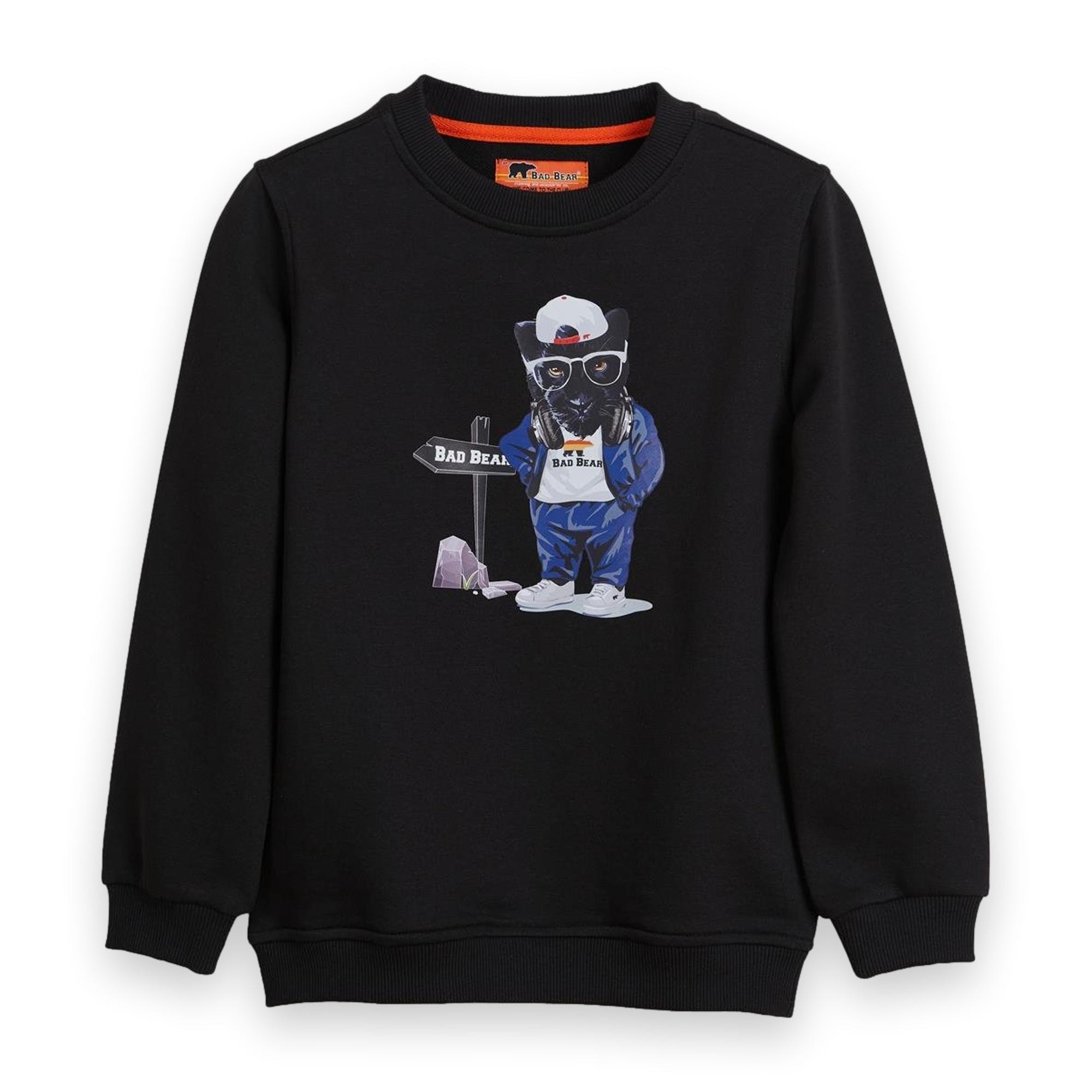 Bad Bear 24.06.12.006 Panther Crewneck Jr Sweat Çocuk Sweatshirt