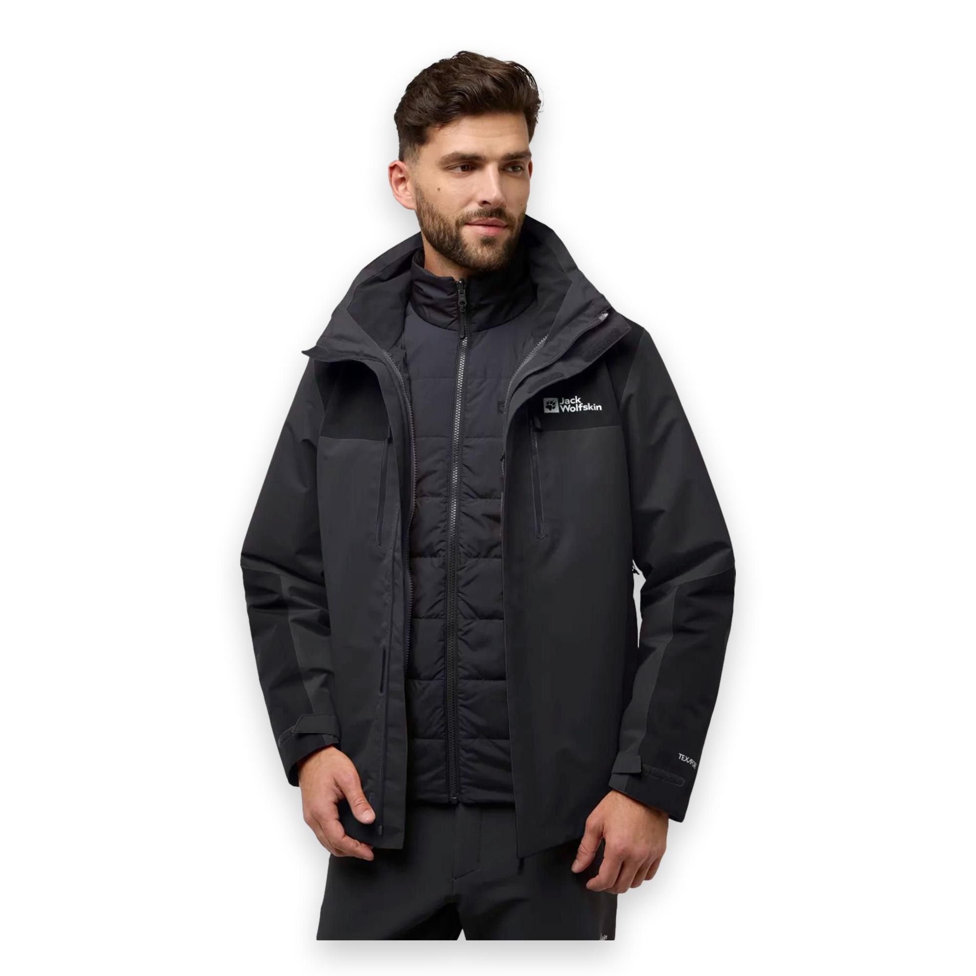 Jack Wolfskin A61858 Jasper 3In1 Jkt M Erkek Mont