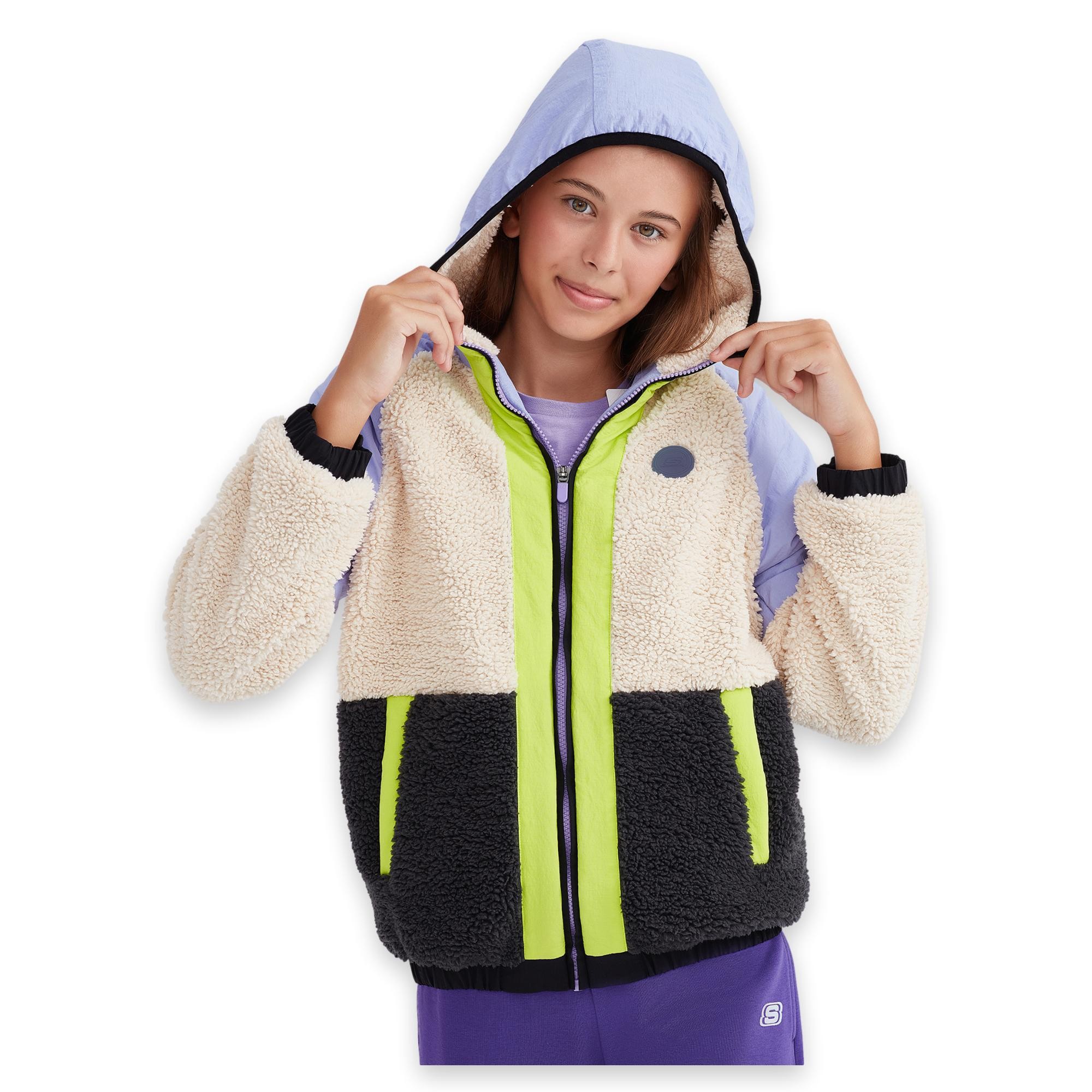 Skechers Sk232176 G Out Fleece Full Zip SherpaKız Çocuk Mont
