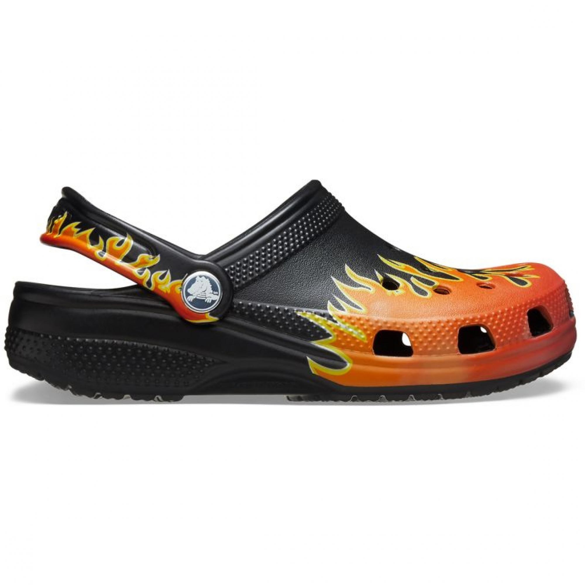 Crocs 210993 Classic Flames Clog K-Kırmızı Çocuk Terlik