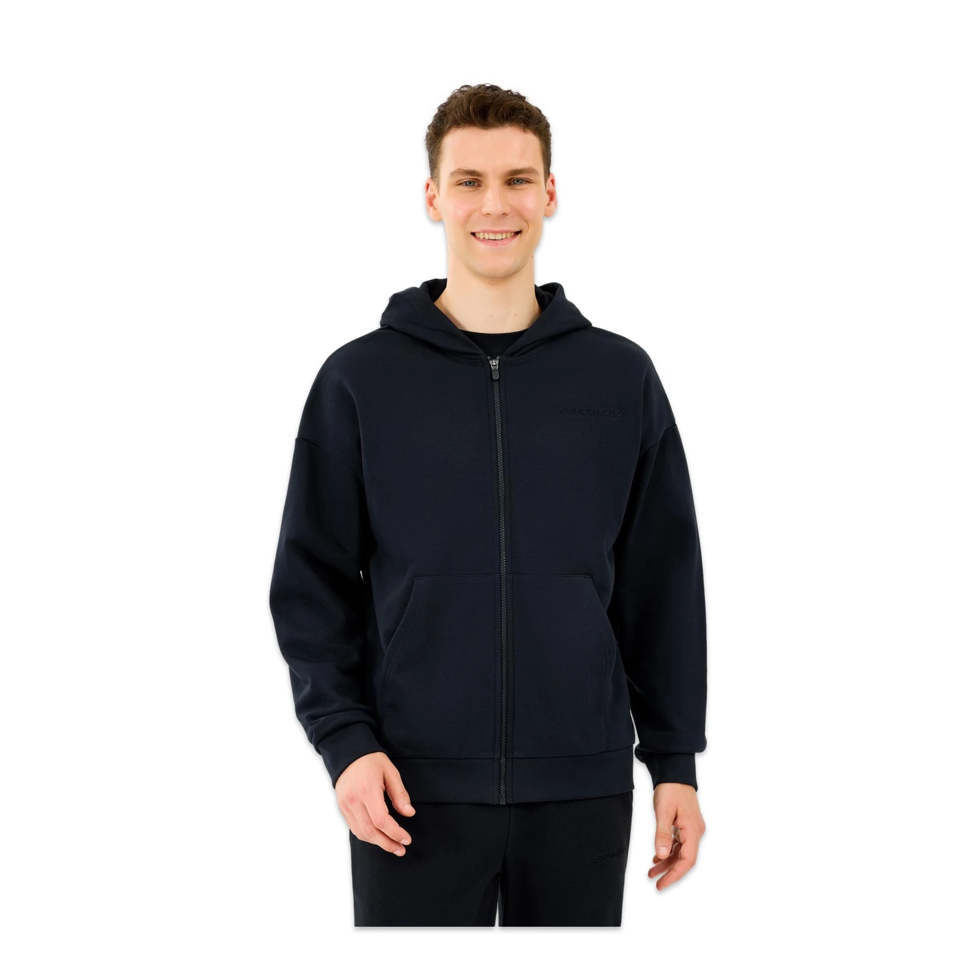 Skechers S2610014 M Essential Full Zip Hoodie Sweat Erkek Ceket