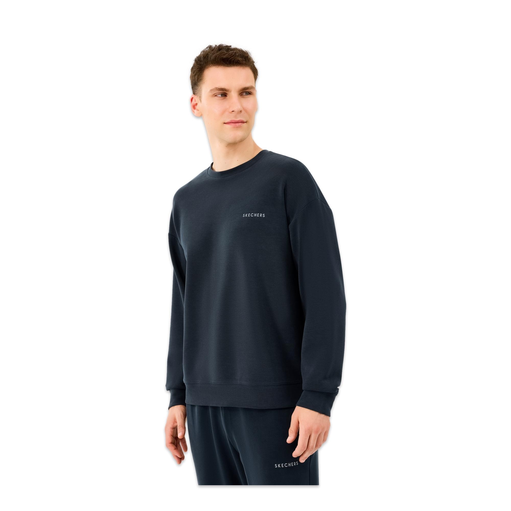 Skechers S2510041 M Loose Crewneck Sweat Erkek Sweatshirt