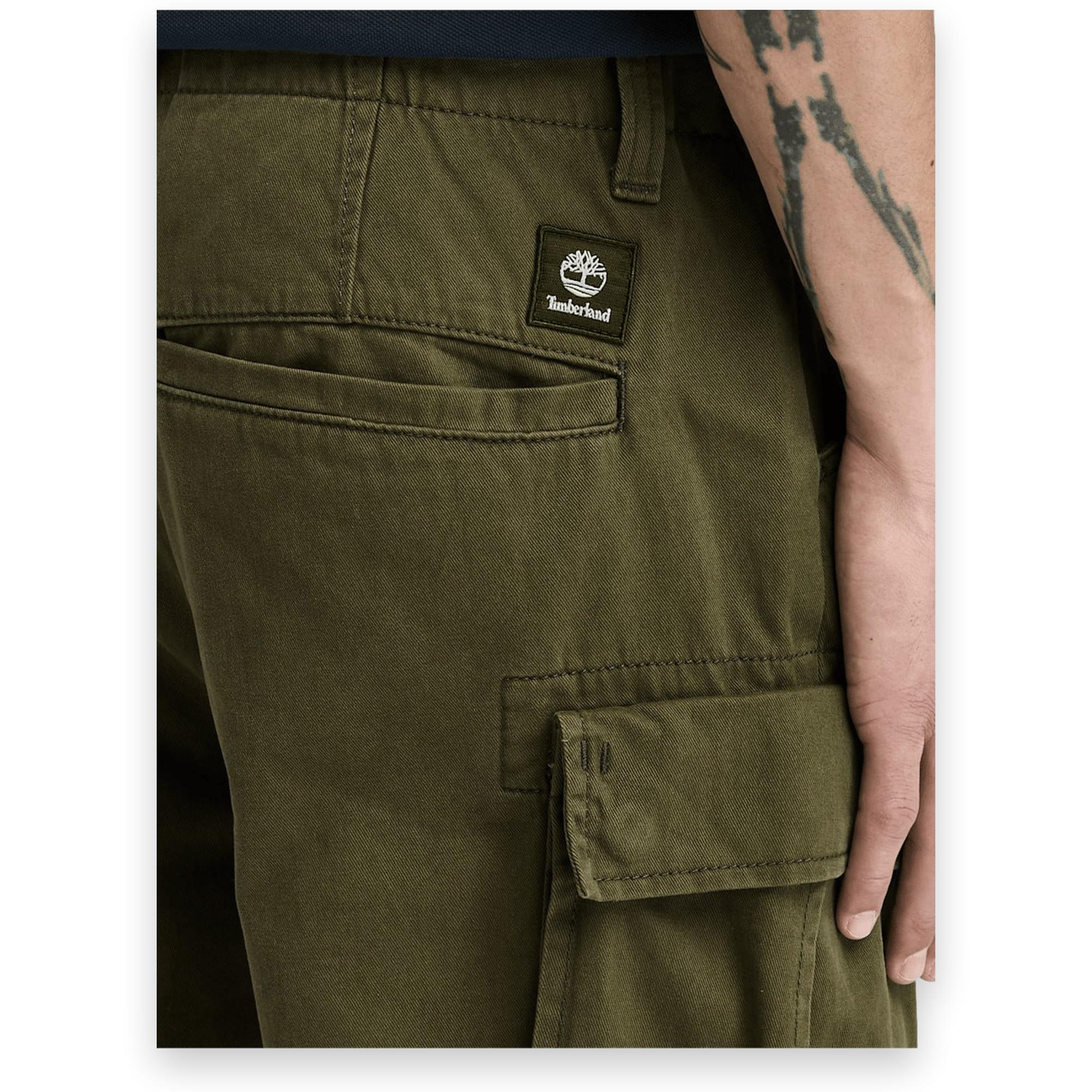 Timberland Tb0A5Tvy Twill Cargo Pantolon Erkek Pantolon