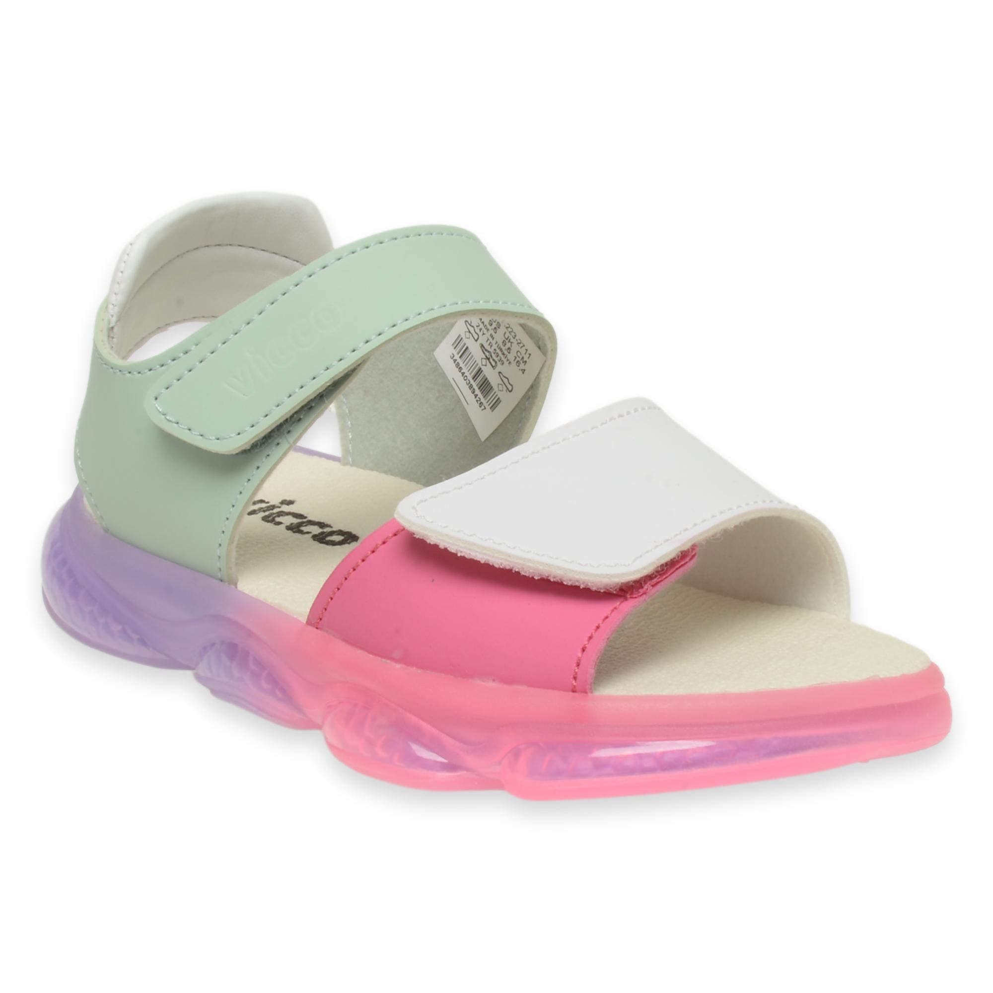 Vicco 321.P24Y223  Işıklı Sandal Kız Çocuk Sandalet