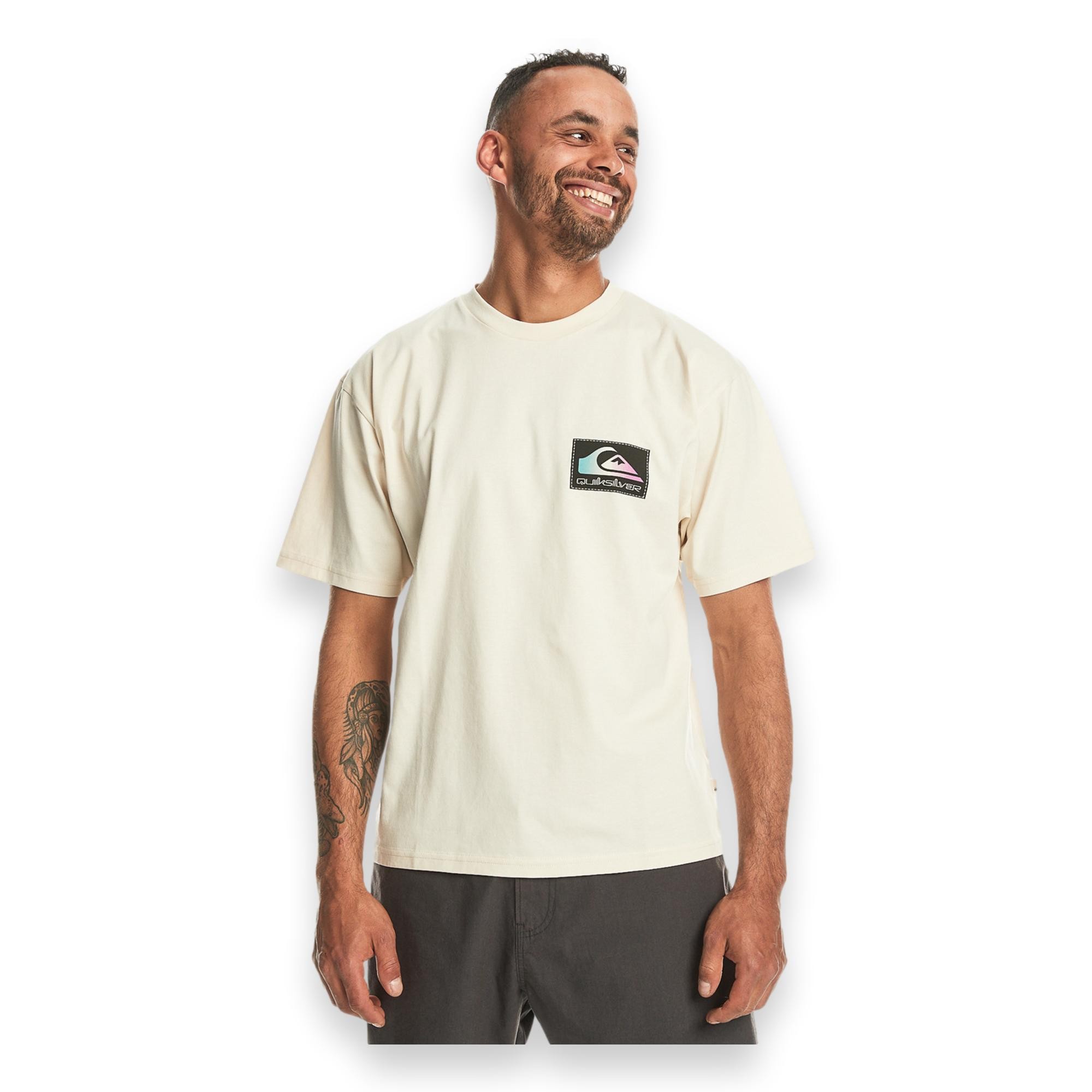 Quiksilver Eqyzt07605 Back Flash Ss Erkek T-Shirt