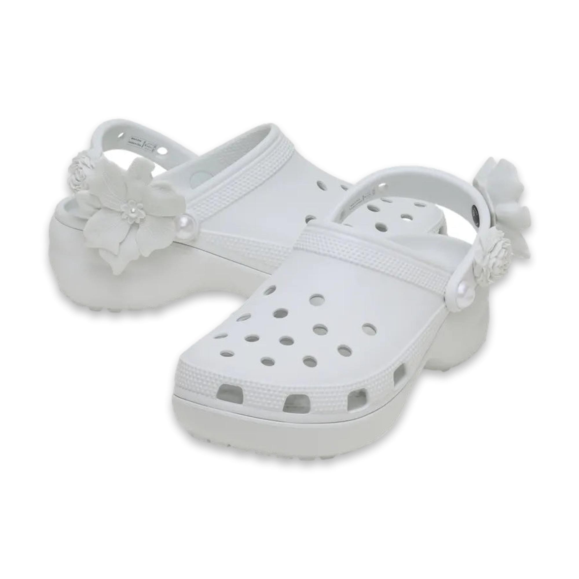 Crocs 211292 Classic Platform Bouquet Clog Kırık Unisex Terlik