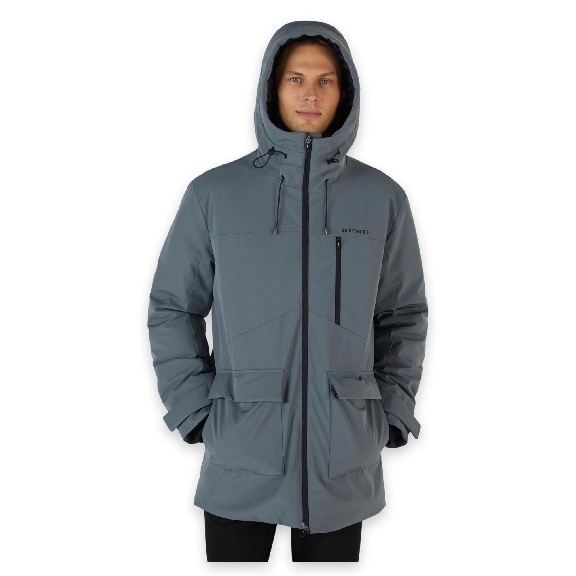 Skechers S242049 M Outerwear Coated Jacket Mont Erkek Mont