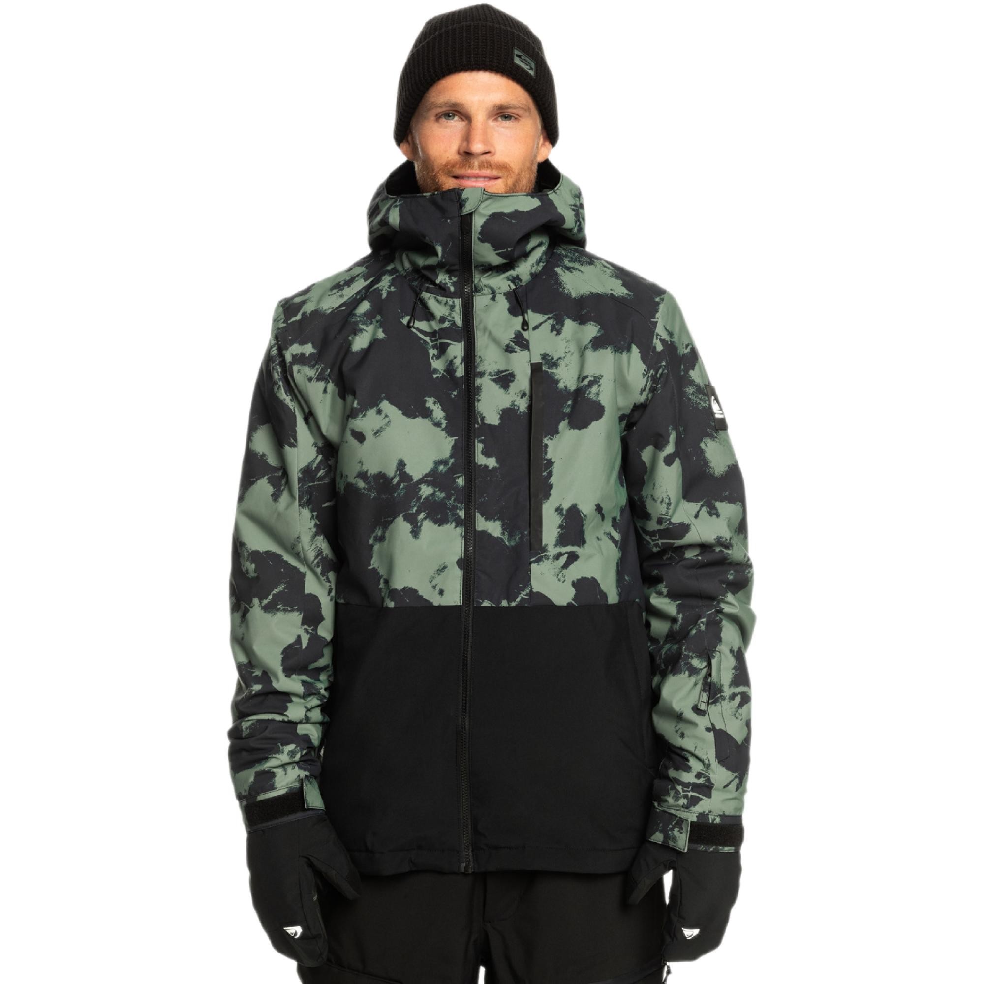 Quiksilver Eqytj03403 Mission Printed Block Jk Erkek Mont