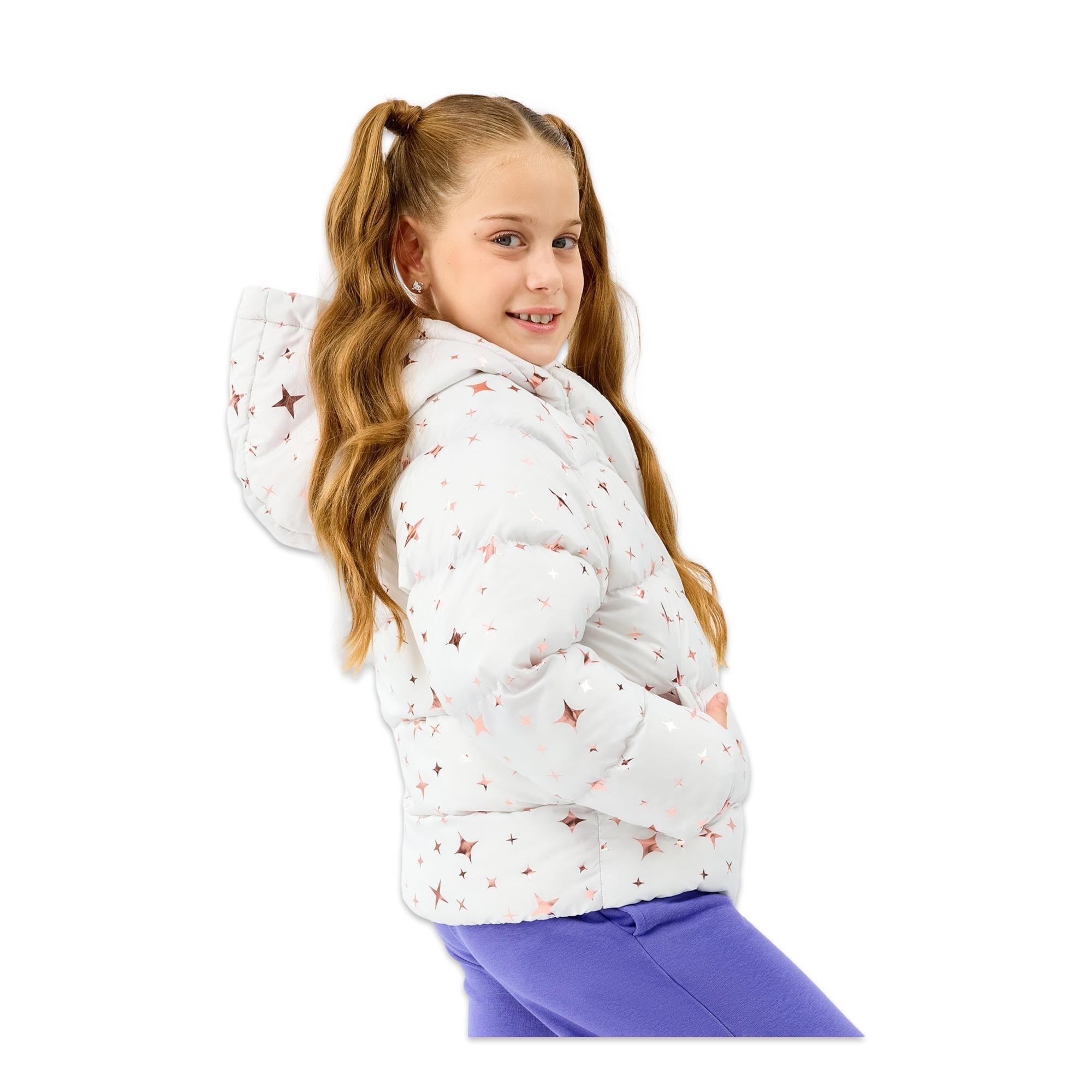 Skechers Sk2520052 G Puffer Jacket Kız Çocuk Mont
