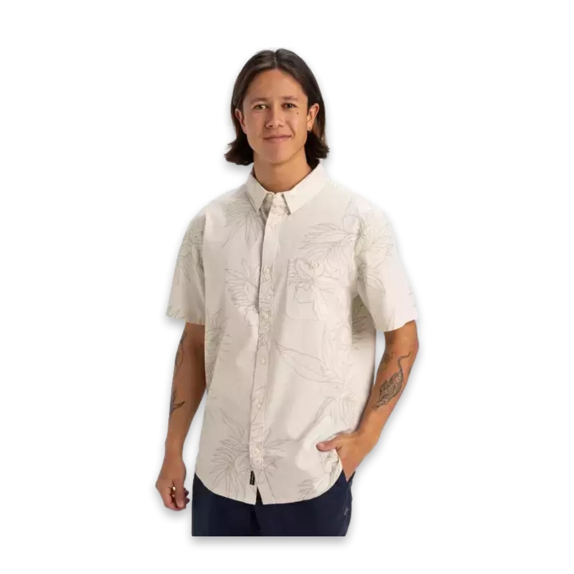 Quiksilver Eqywt04620 Gawanhill Ss Gömlek Kırık Erkek Gömlek