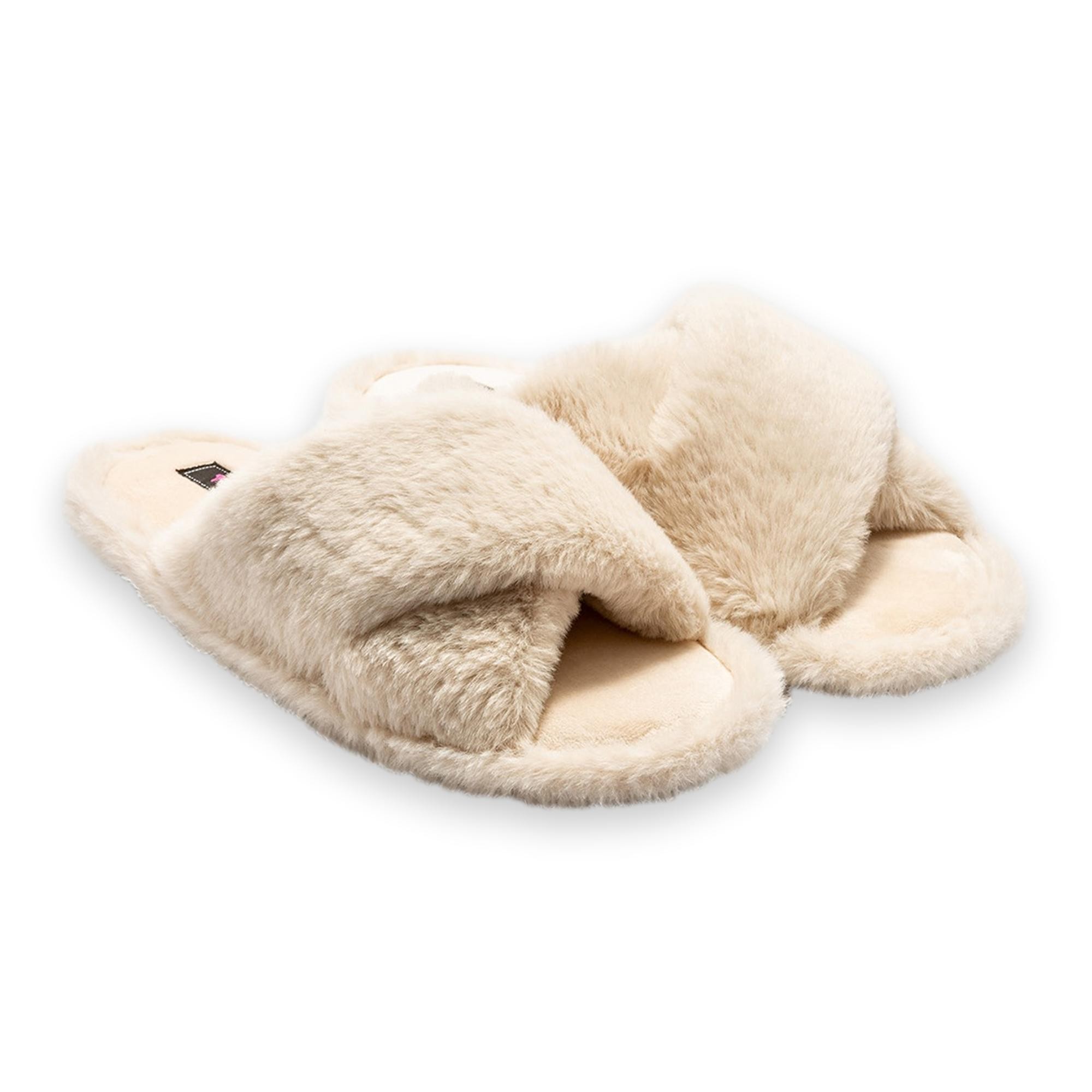 Twigy Cc0181Z Tw Çapraz Peluş Ev Terliği Kadın Terlik