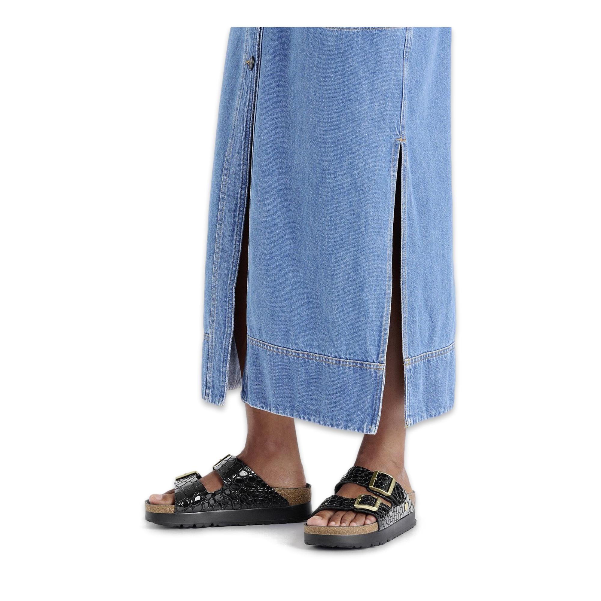 Birkenstock Arizona Platform Nl Shiny Croc Çift Bant Kadın Terlik