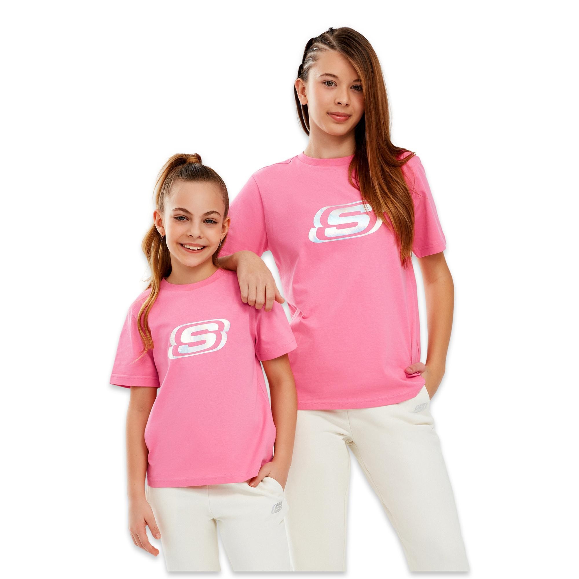 Skechers Sk232139 Essential G Sleeve Kız Çocuk T-Shirt