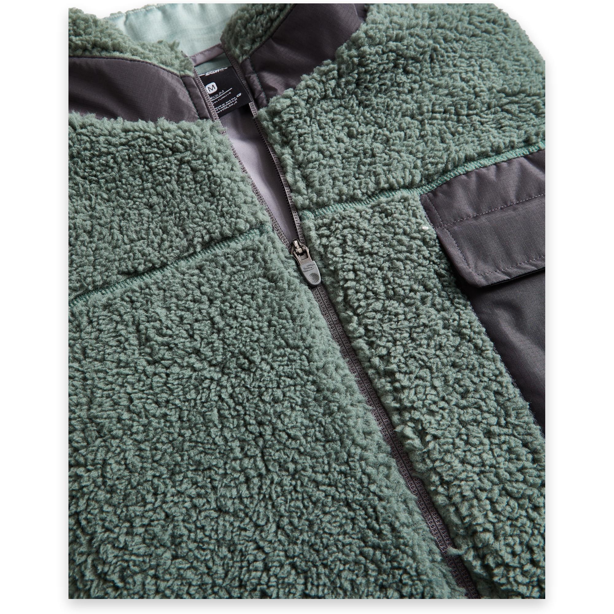 Skechers S242184 M Out Fleece Full Zip Sherpa Erkek Ceket