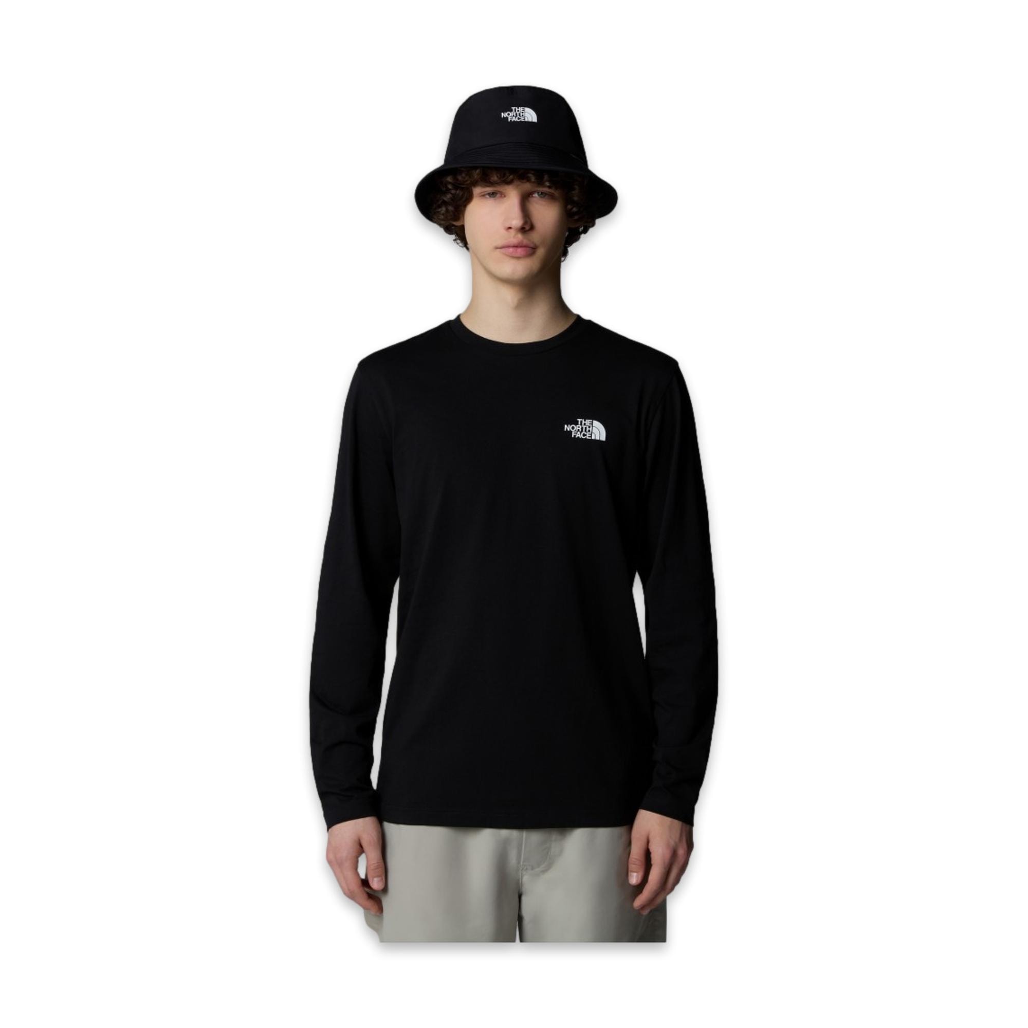 The North Face Nf0A87Qn M L/S Simple Dome Tee Erkek T-Shirt