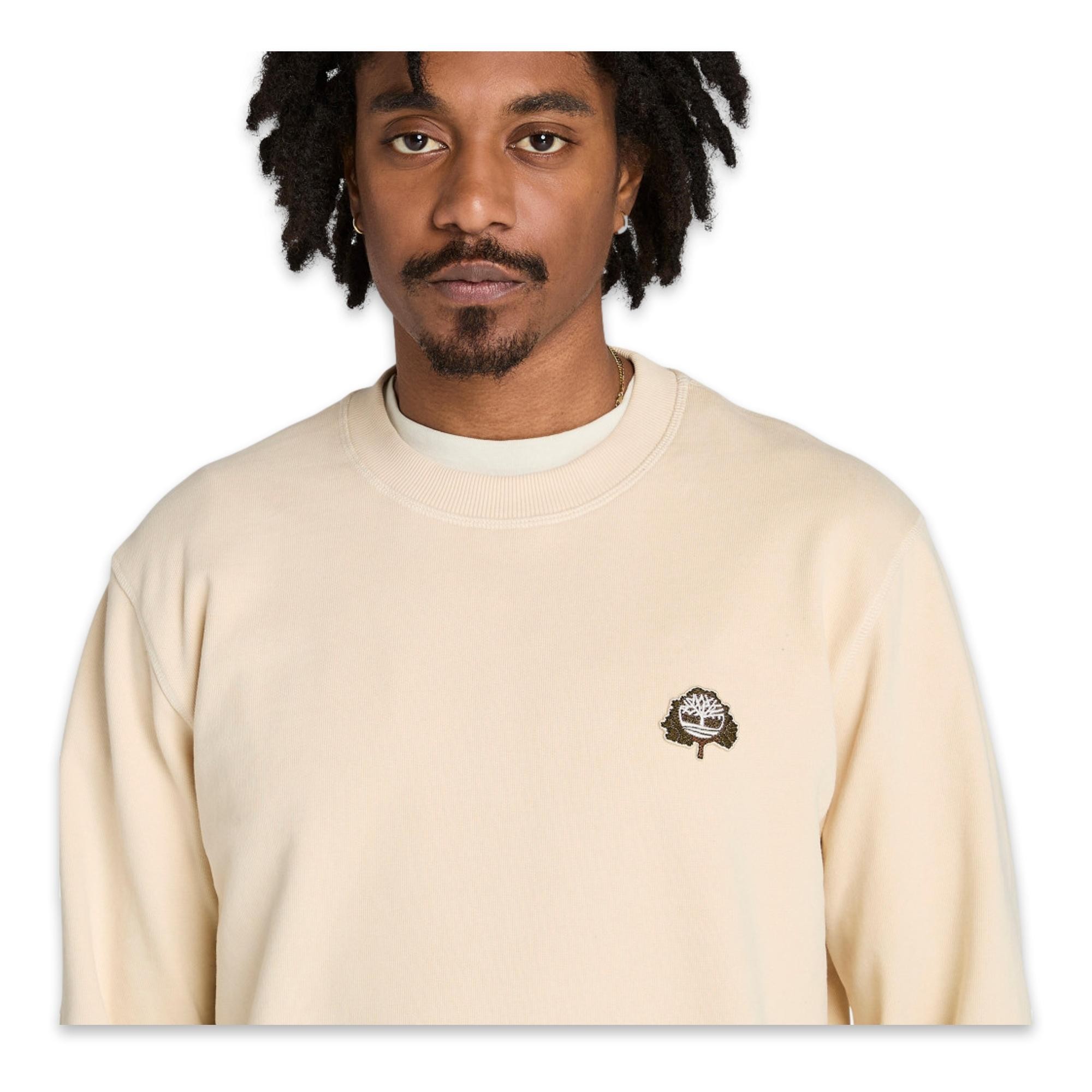 Timberland Tb0A6Hhk Tree Logo Patch Crewneck Erkek Sweatshirt