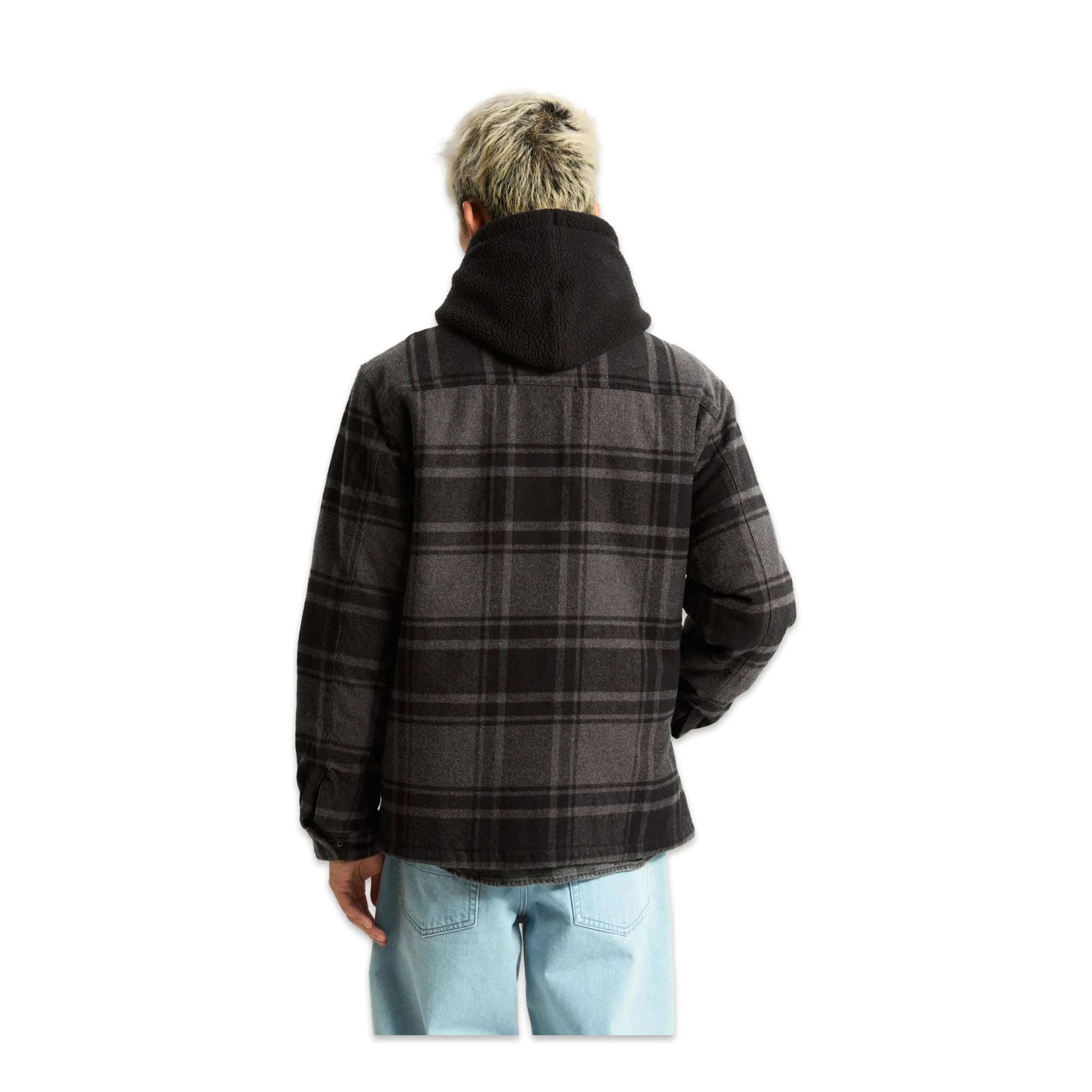 Vans Vn000P7V Piedmont Hooded Plaid Shacket Erkek Ceket