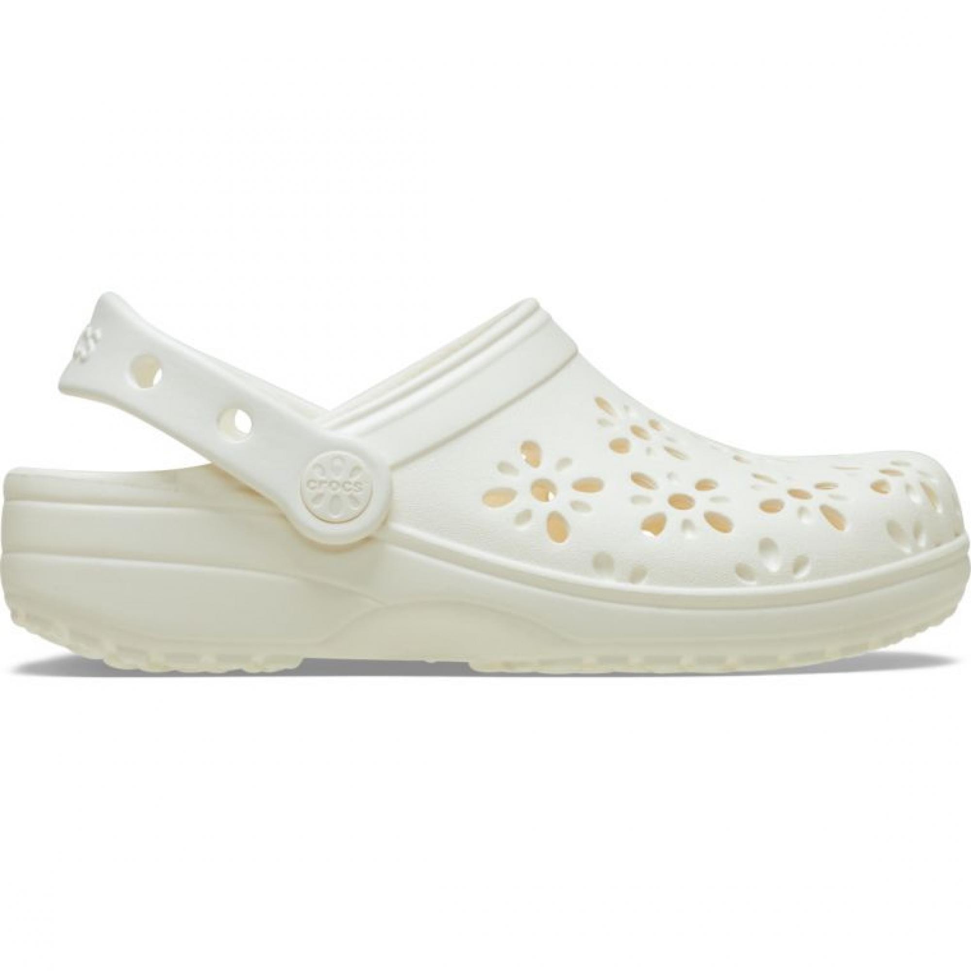 Crocs 210927 Classic Floral Cut Out Clog Unisex Terlik