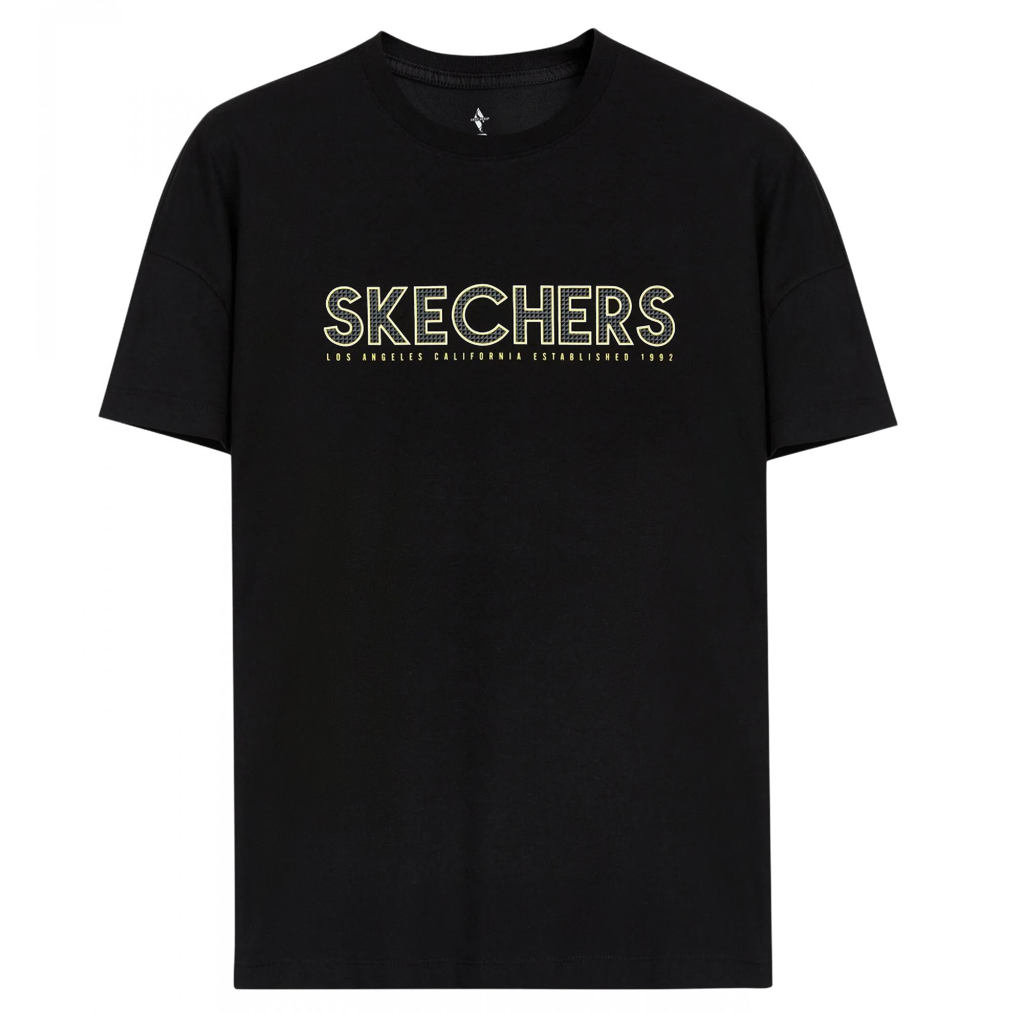 Skechers S221135 M Graphic Tee Big Logo Erkek T-Shirt